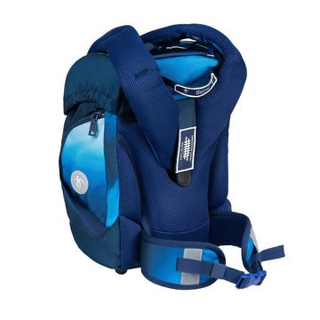 Belmil Rucksack Rucksack Comfy Plus Premium Schulranzen Set 5-teilig Blue Navy Tasche