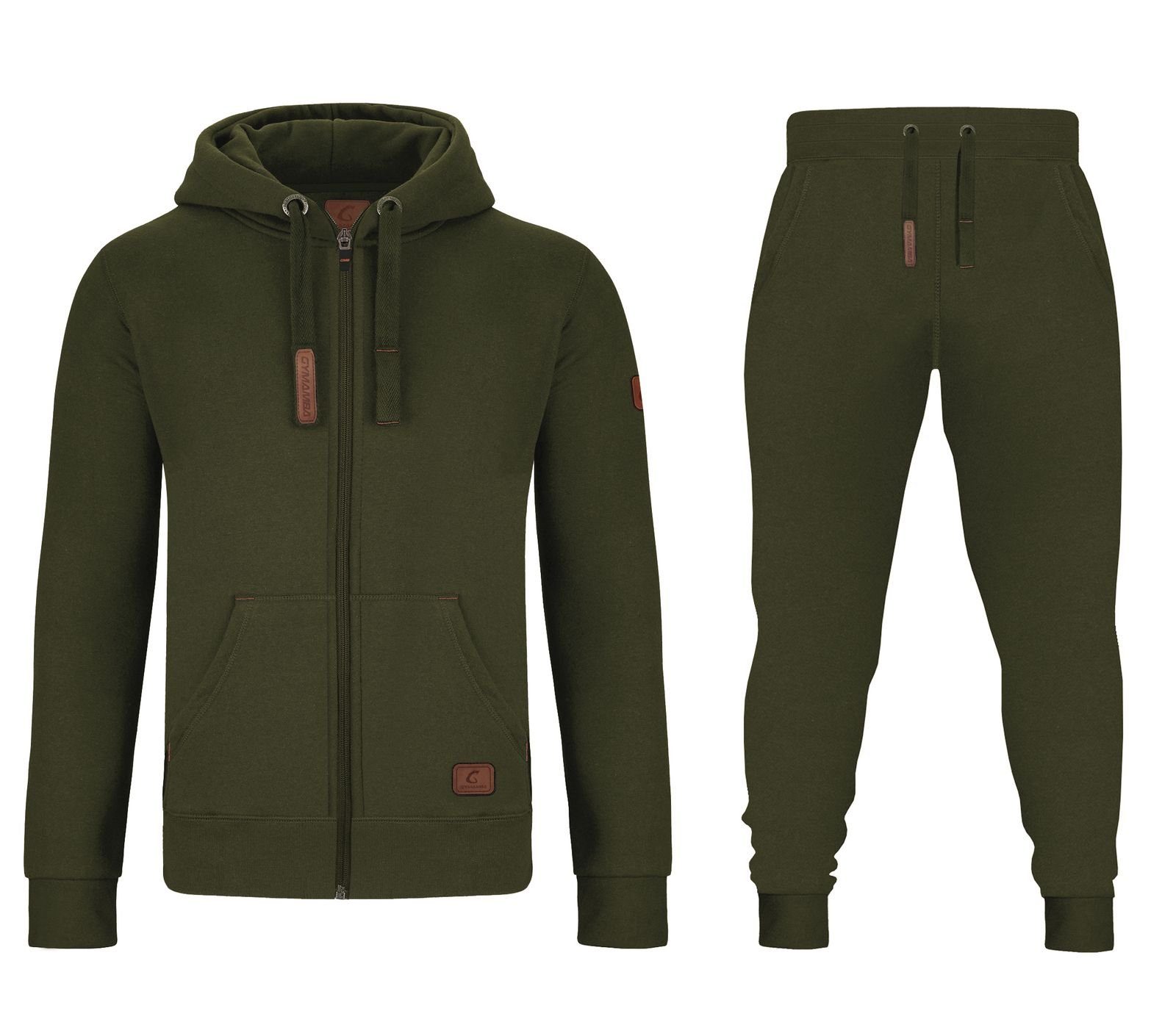 Jogginganzug Herren leather olivegrün