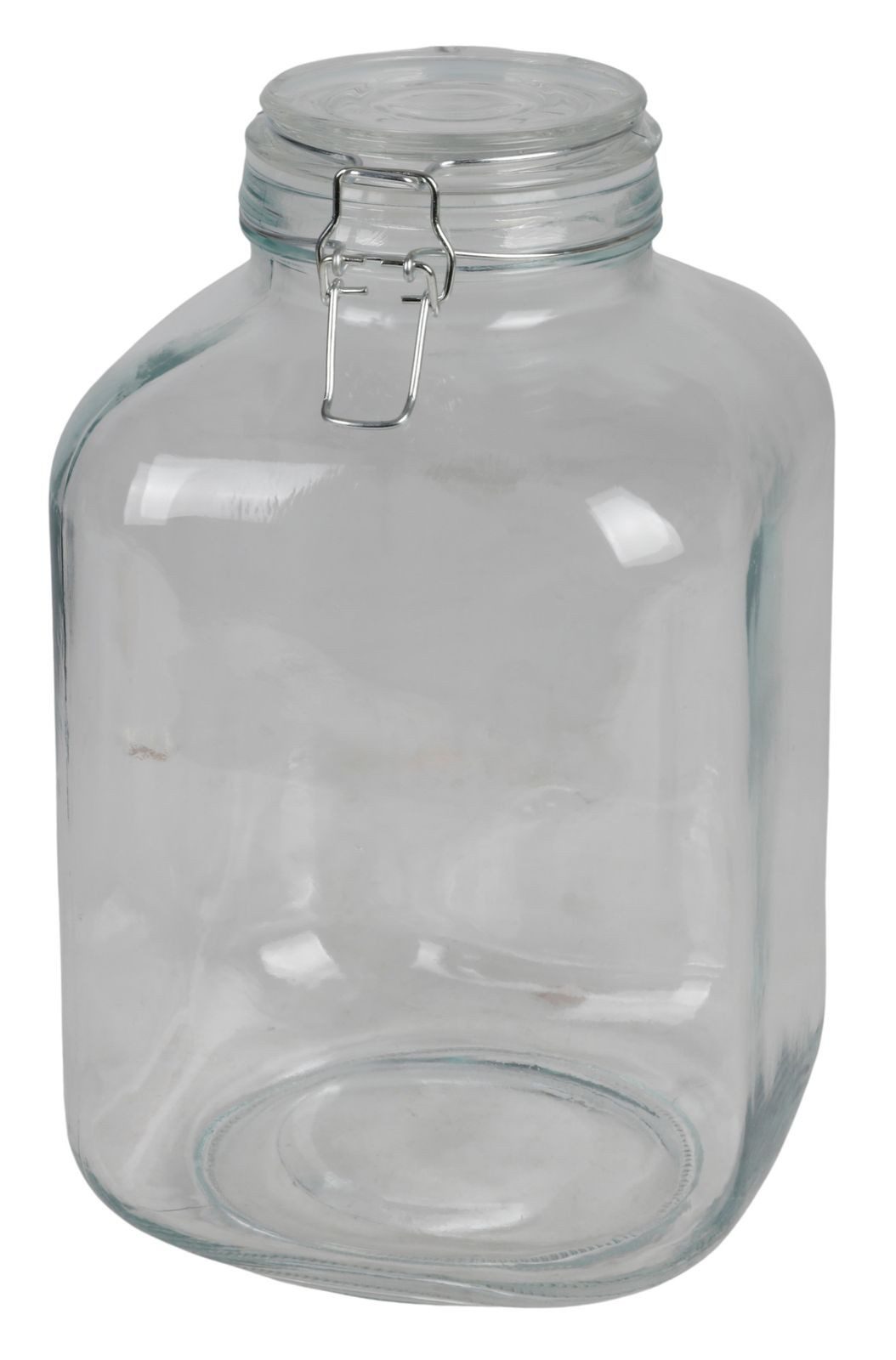 BURI Einmachglas XXL Drahtbügelglas 4,8L Vorratsglas Einmachglas Gurkenglas Rumtopf, Glas