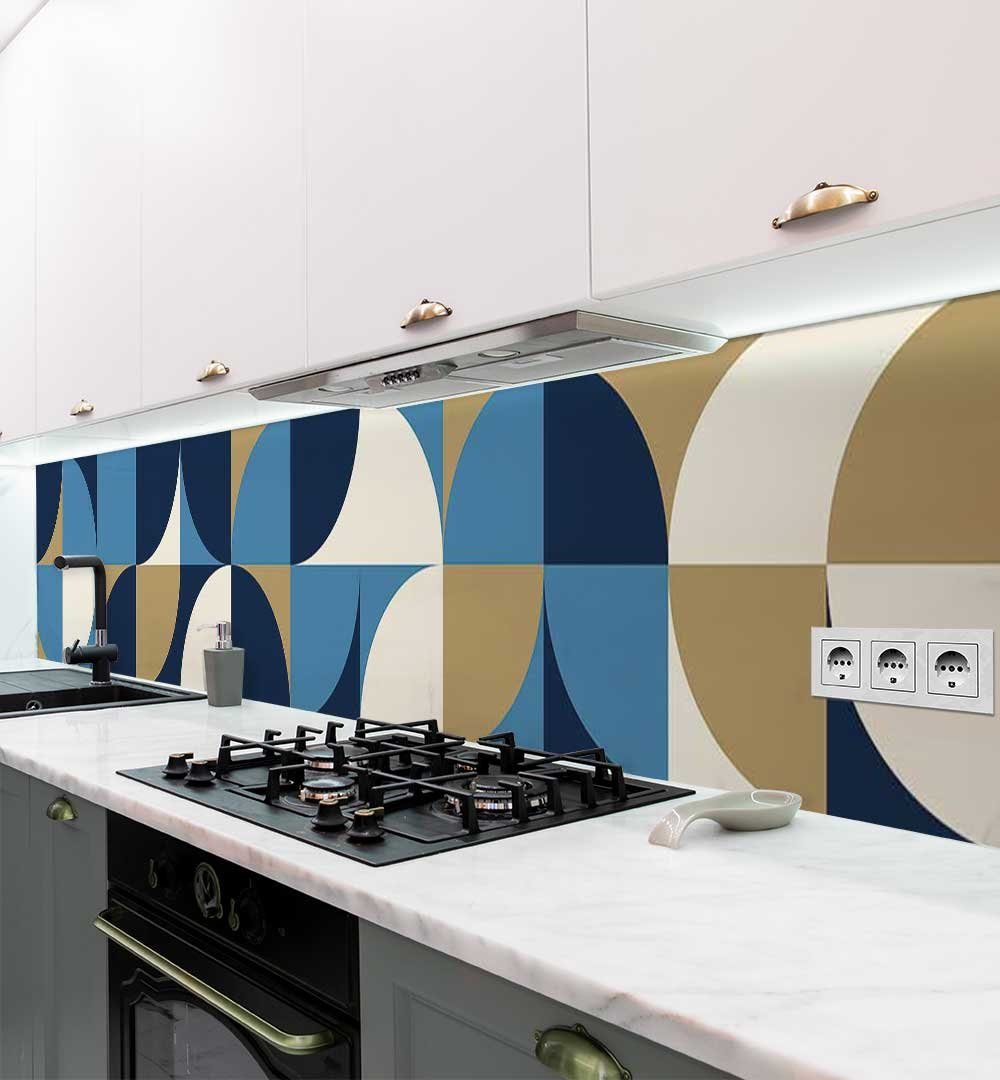 MyMaxxi Dekorationsfolie Küchenrückwand abstrakte Retro riesen XXL
