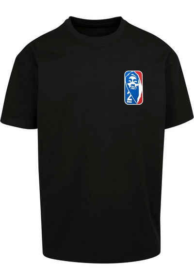 Novux T-Shirt 2pac signature Heavy Oversize Herren Tshirt farbe Schwarz (1-tlg) aus Baumwolle