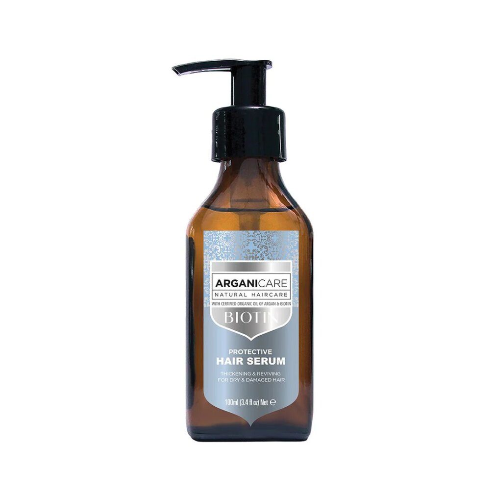 Arganicare Haarpflege-Set, Biotin, Haarserum, Schützend & Kräftigend