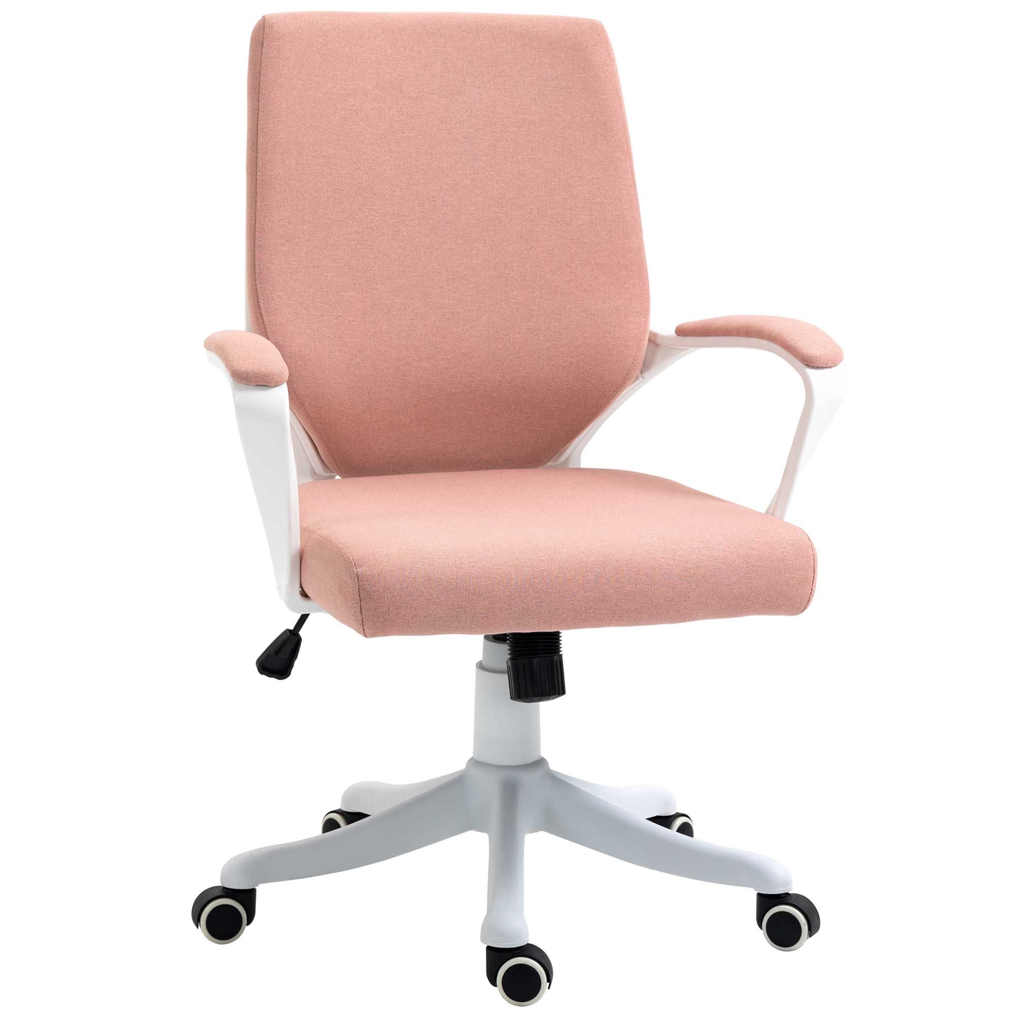 Vinsetto Schreibtischstuhl Home-Office-Stuhl mit Wippenfunktion, Rückenlehn günstig online kaufen