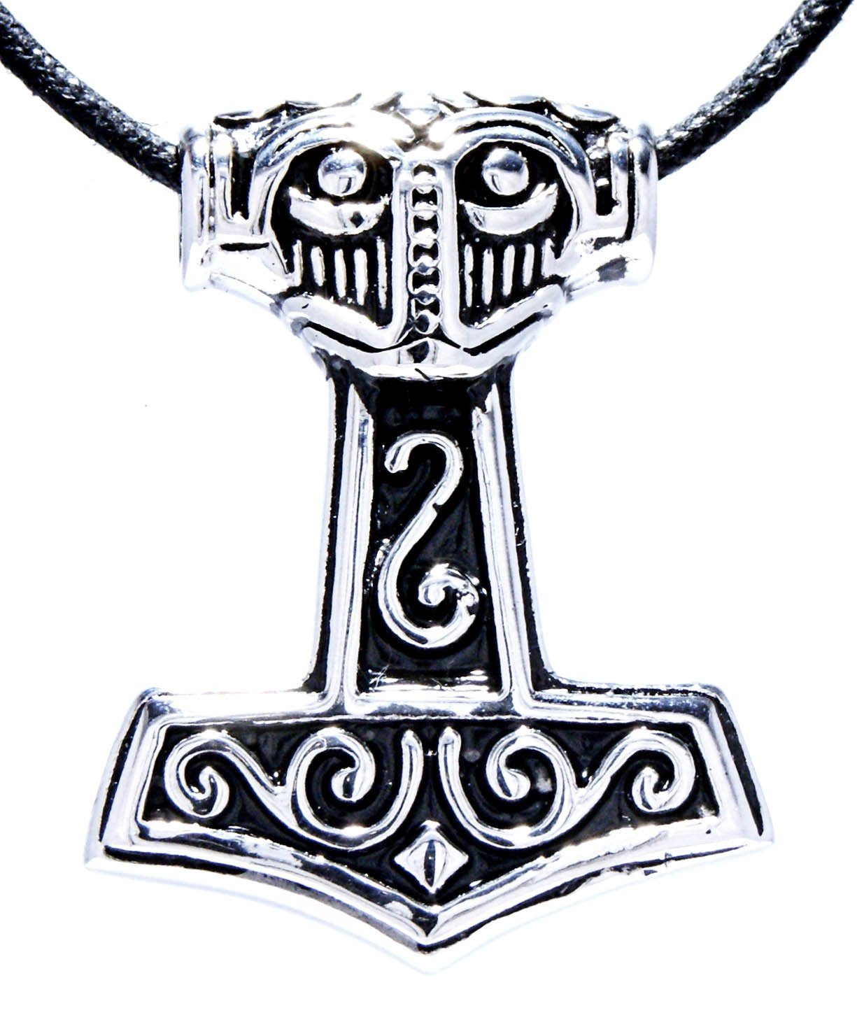 Kiss of Leather Kettenanhänger »Thorshammer Anhänger Edelstahl Thor Hammer  Mjölnir Thorhammer« online kaufen | OTTO