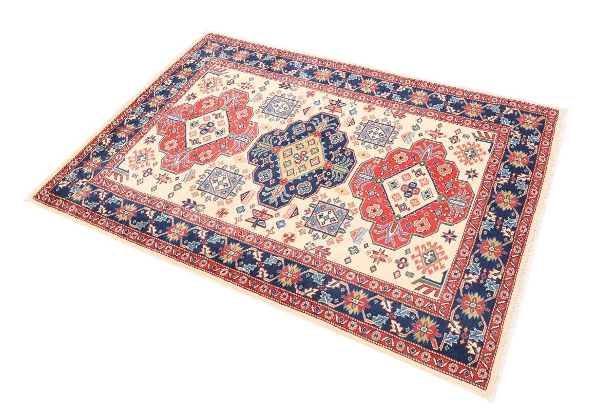 Orientteppich Super Nain Orientteppich, Handgeknüpfter Trading, rechteckig, 5 Kazak 139x201 mm Höhe