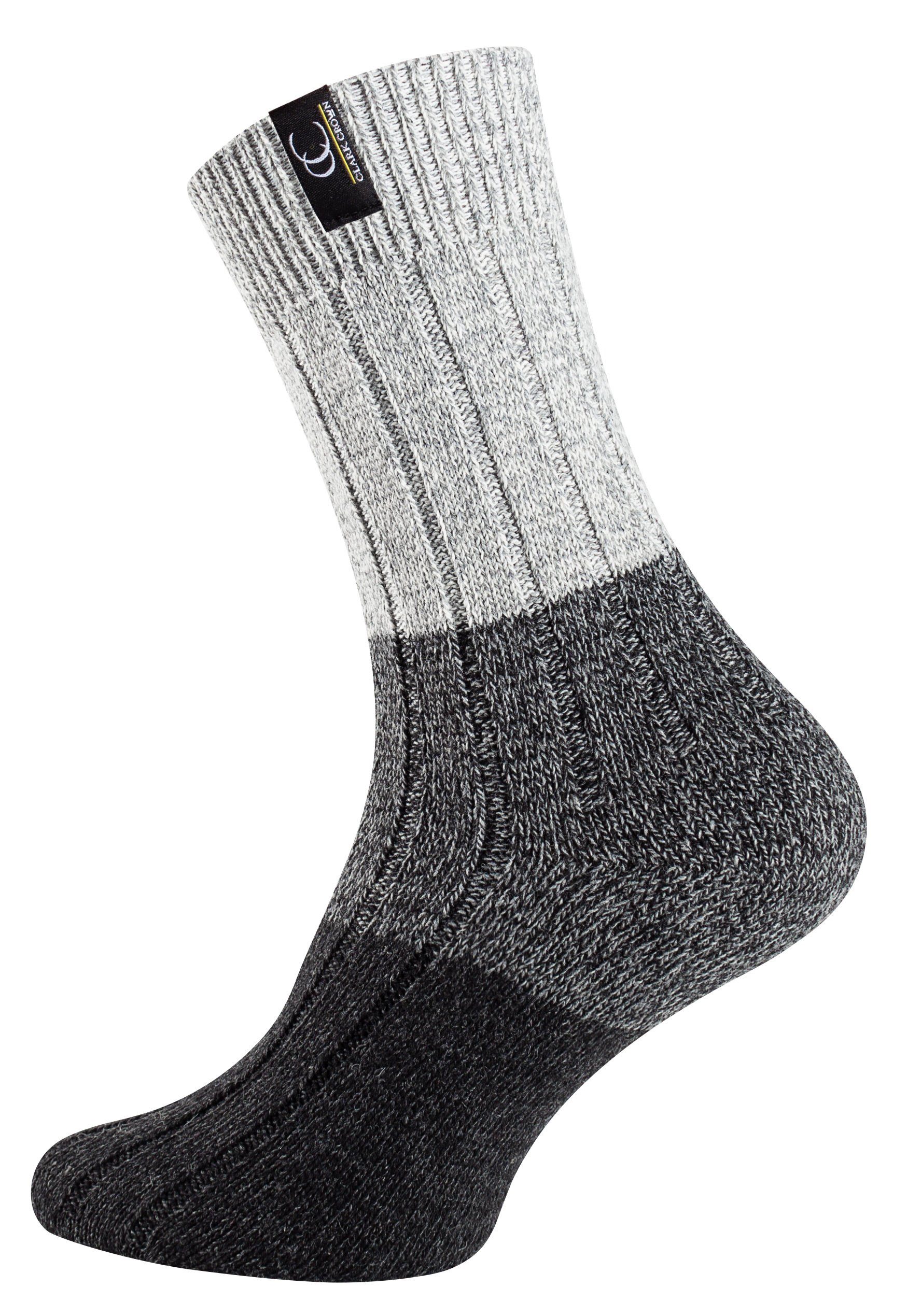 Norwegersocken Wollanteil Clark Crown® (4-Paar) mit