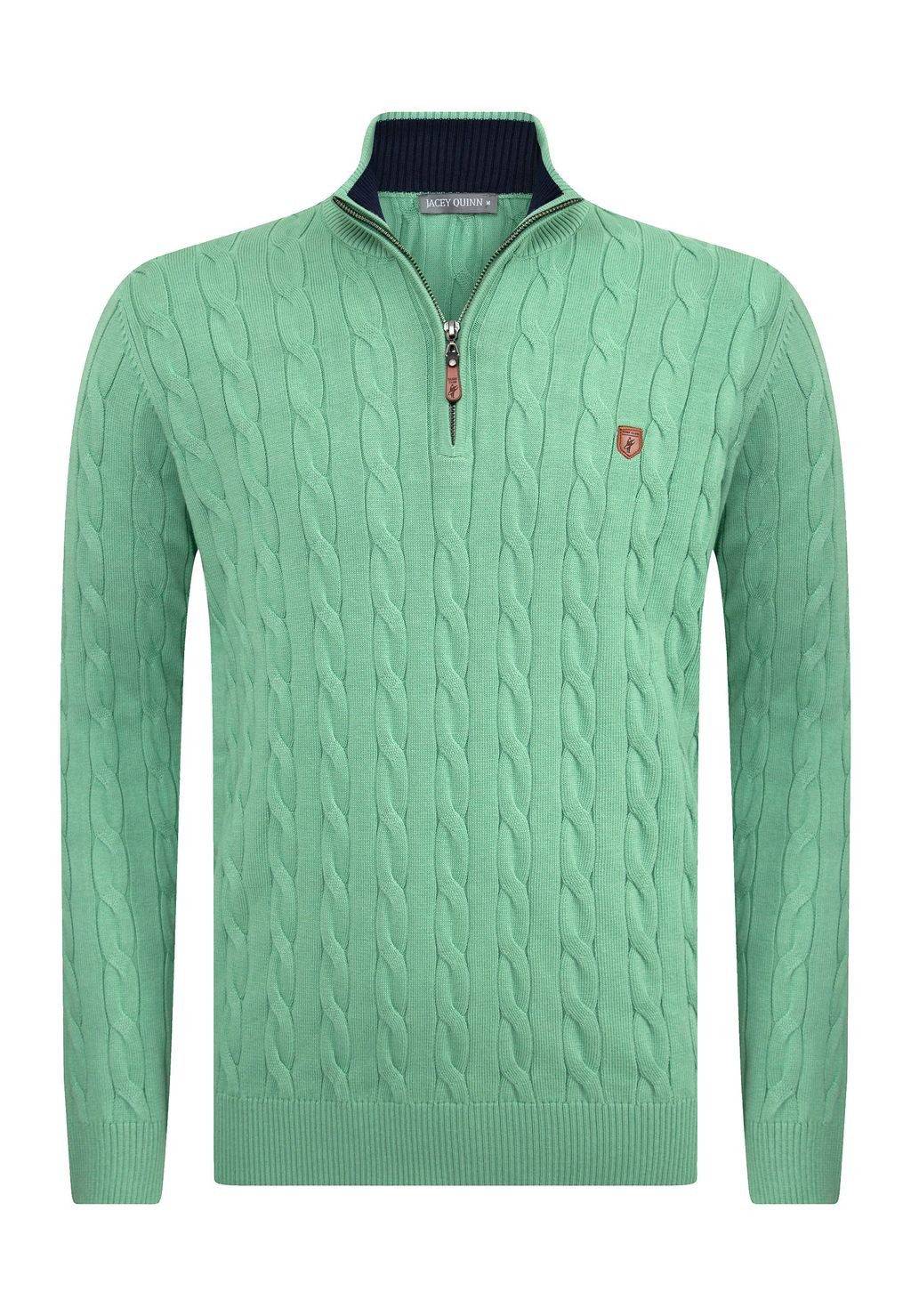 Jacey Quinn Sweatshirt Braided Half Zip günstig online kaufen