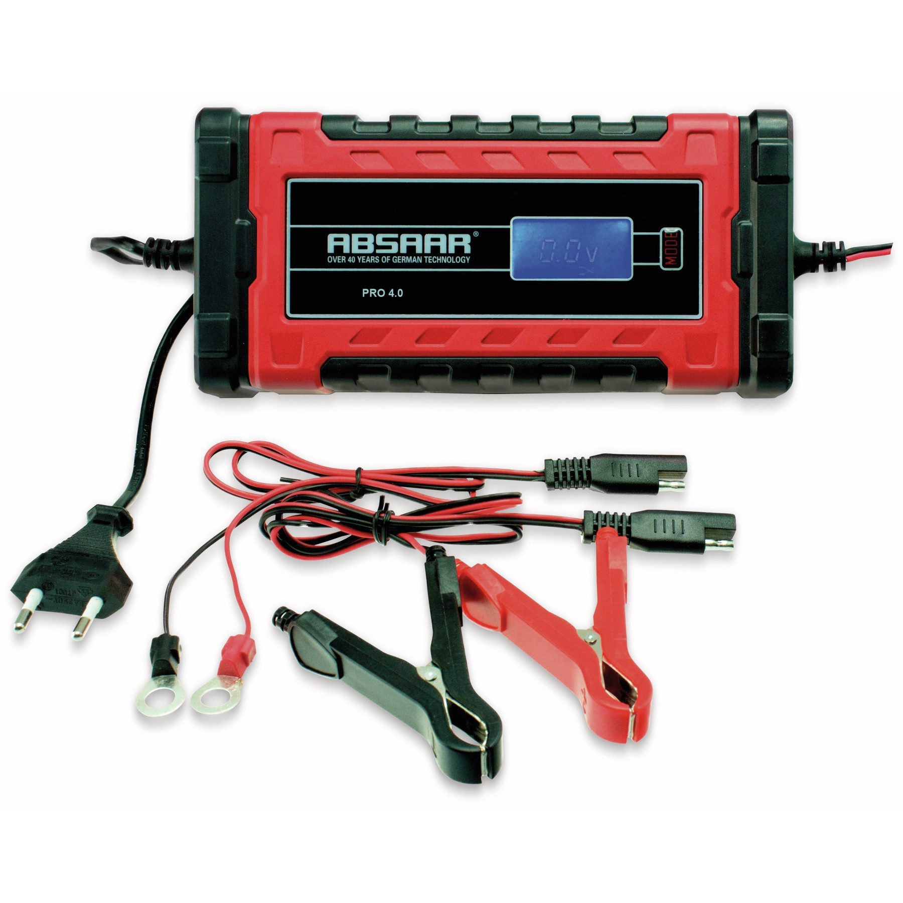 ABSAAR Batterie-Ladegerät Pro 4.0, 6/12 V- 4 A Batterie