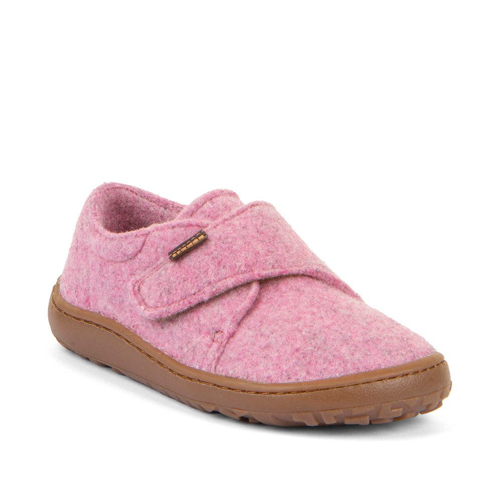 froddo® BAREFOOT WOOLY Hausschuh Klettschuh, Kindergartenschuh mit Wollfutter