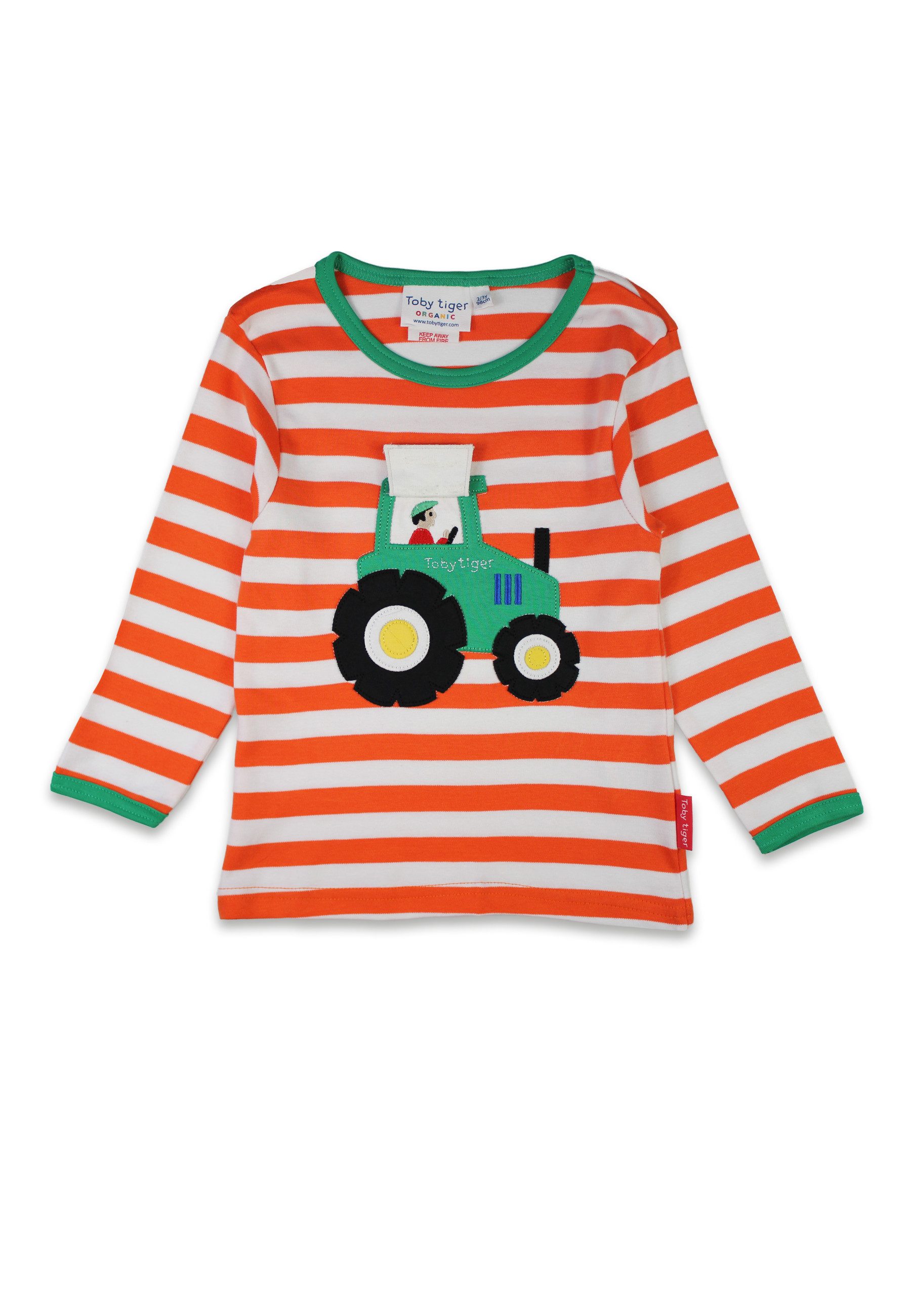 Langarmshirt Langarmshirt mit Traktor Applikation