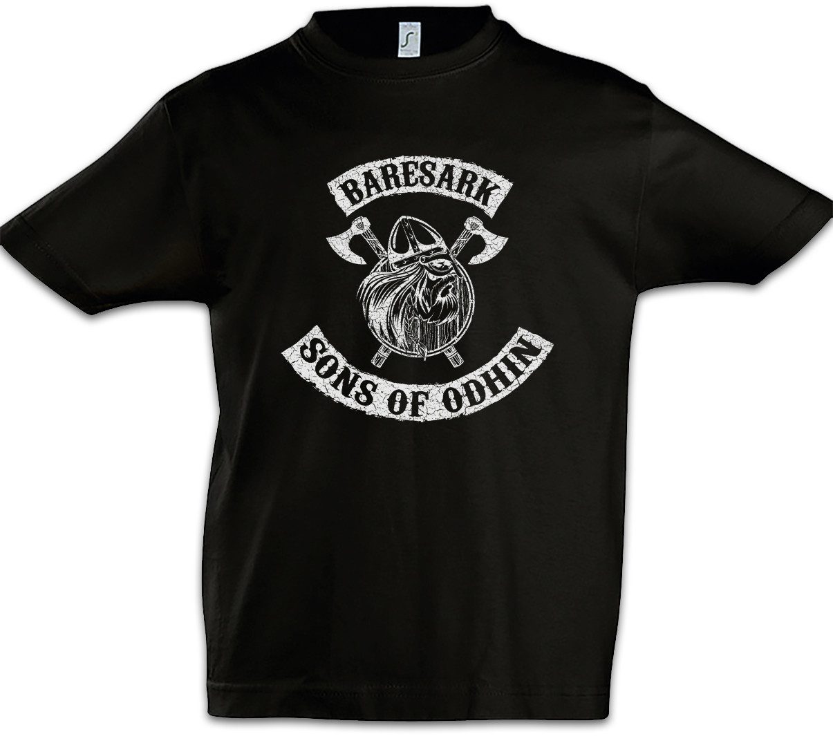 Print-Shirt Baresark III Kinder T-Shirt Wikinger Vikings Berserker Thor Odhin