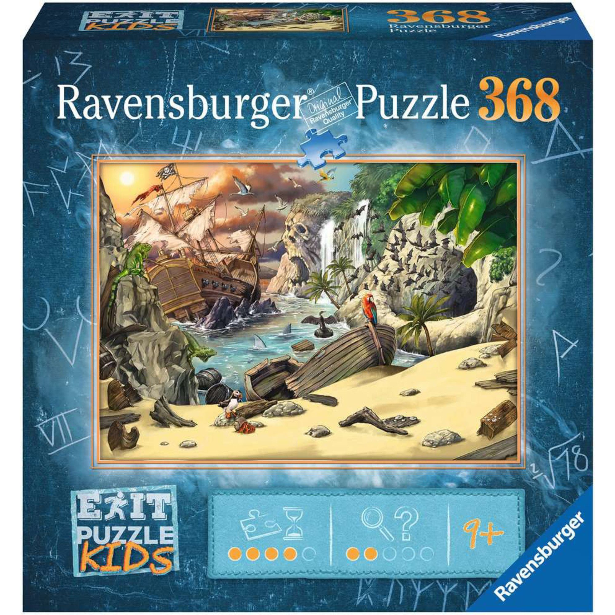 Ravensburger Puzzle Ravensburger Puzzle Kids EXIT - Das, 368 Puzzleteile