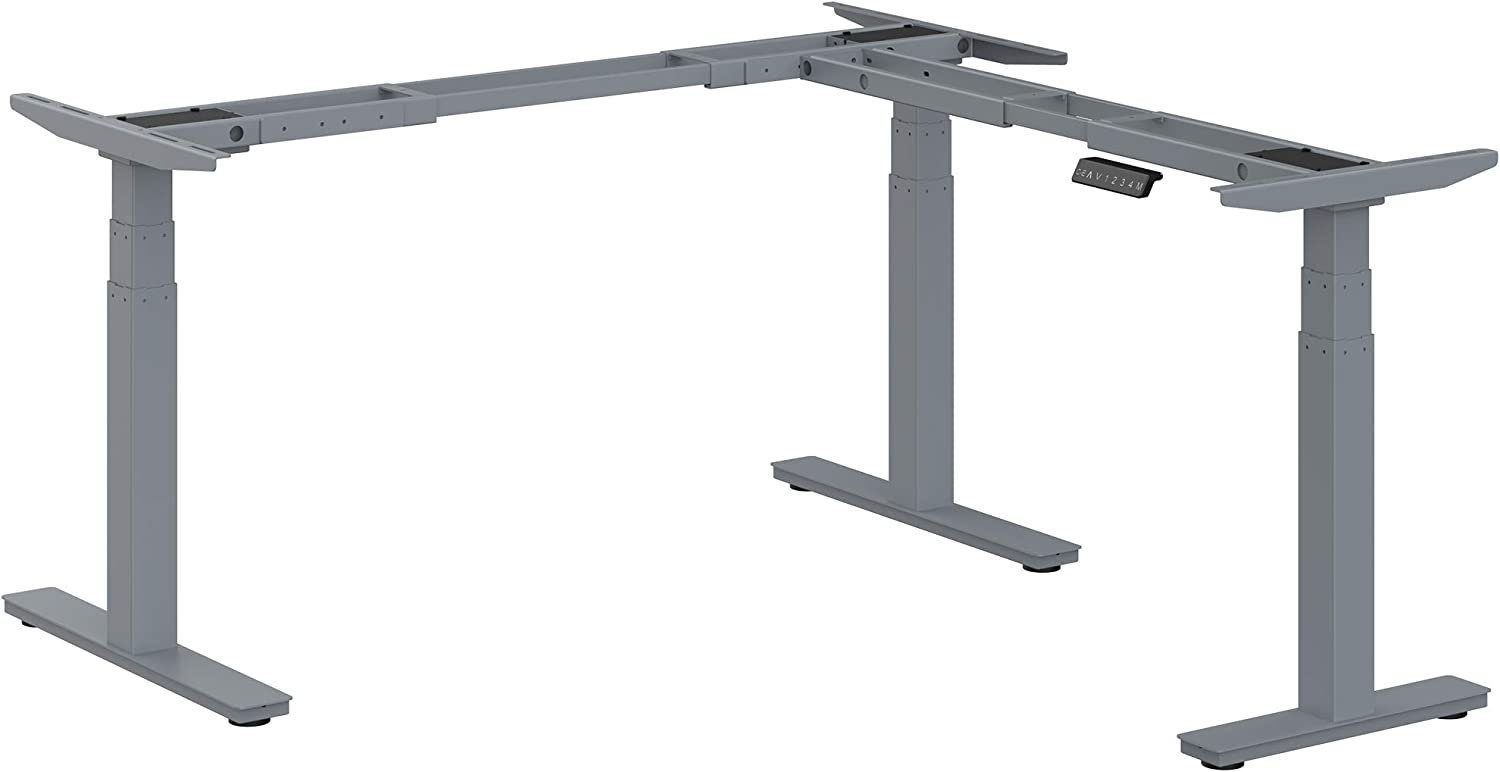 Ergotopia Eckschreibtisch Desktopia Edge elektrisch höhenverstellbares Tischgestell in L-Form