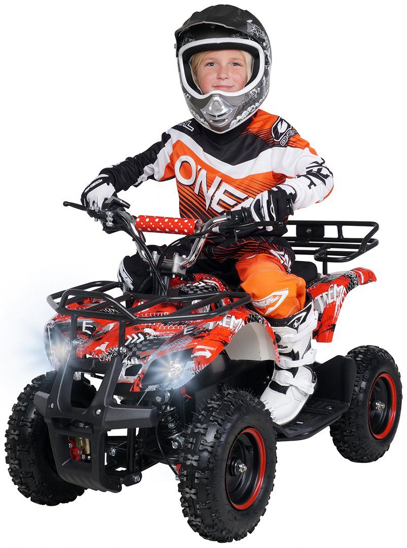 Actionbikes Motors Elektro-Kinderquad Kinder Elektroquad Torino ATV 1000 W 36 V, Belastbarkeit 50 kg, (1-tlg), Pocket Quad - Safety Touch - gelochte Scheibenbremse - bis 25 km/h