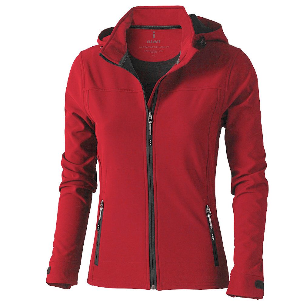 Elevate Life Softshelljacke Outdoorjacke mit Kapuze wasserdicht, winddicht, günstig online kaufen