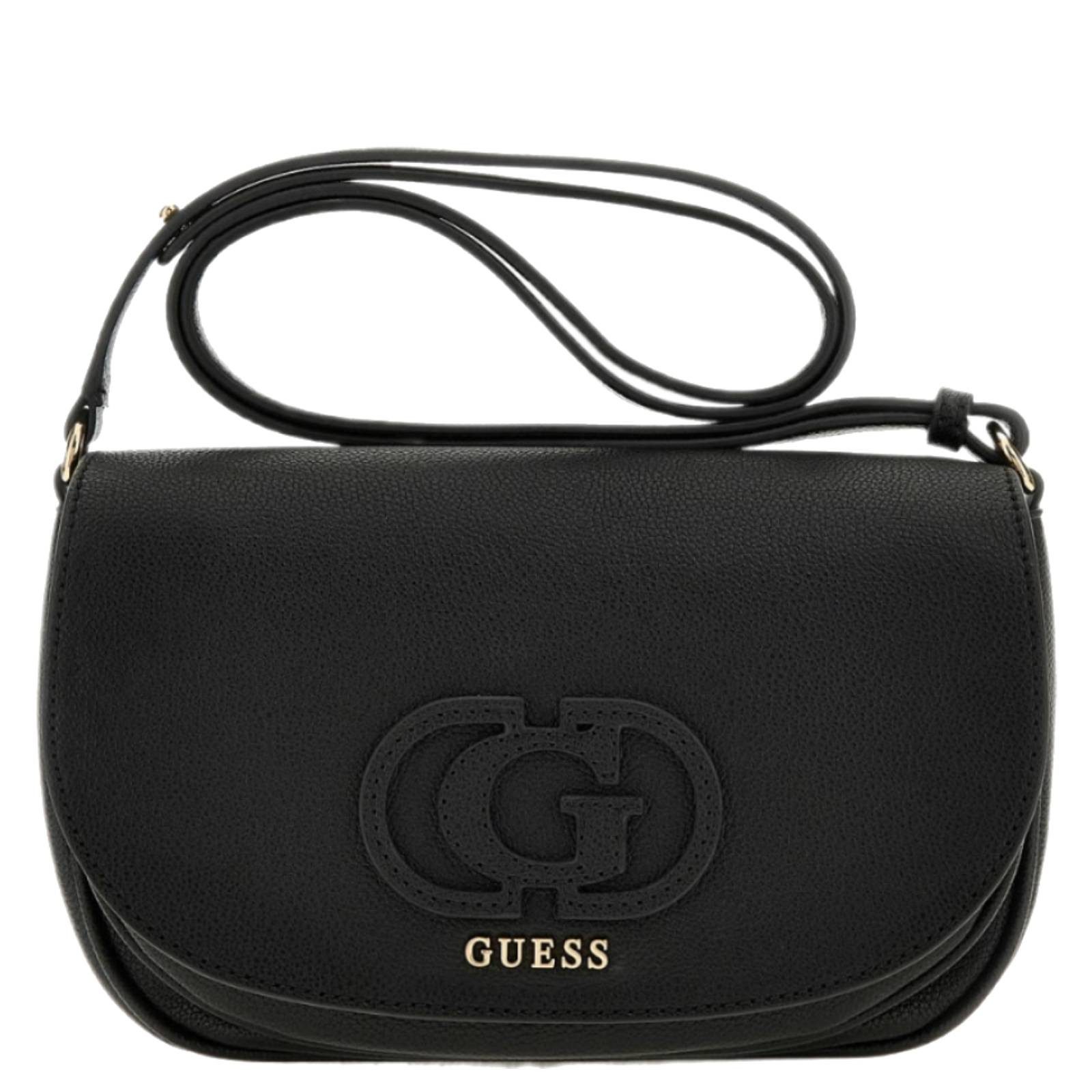 Guess Schultertasche Calebra Convertible Xbody Flap Bag black günstig online kaufen
