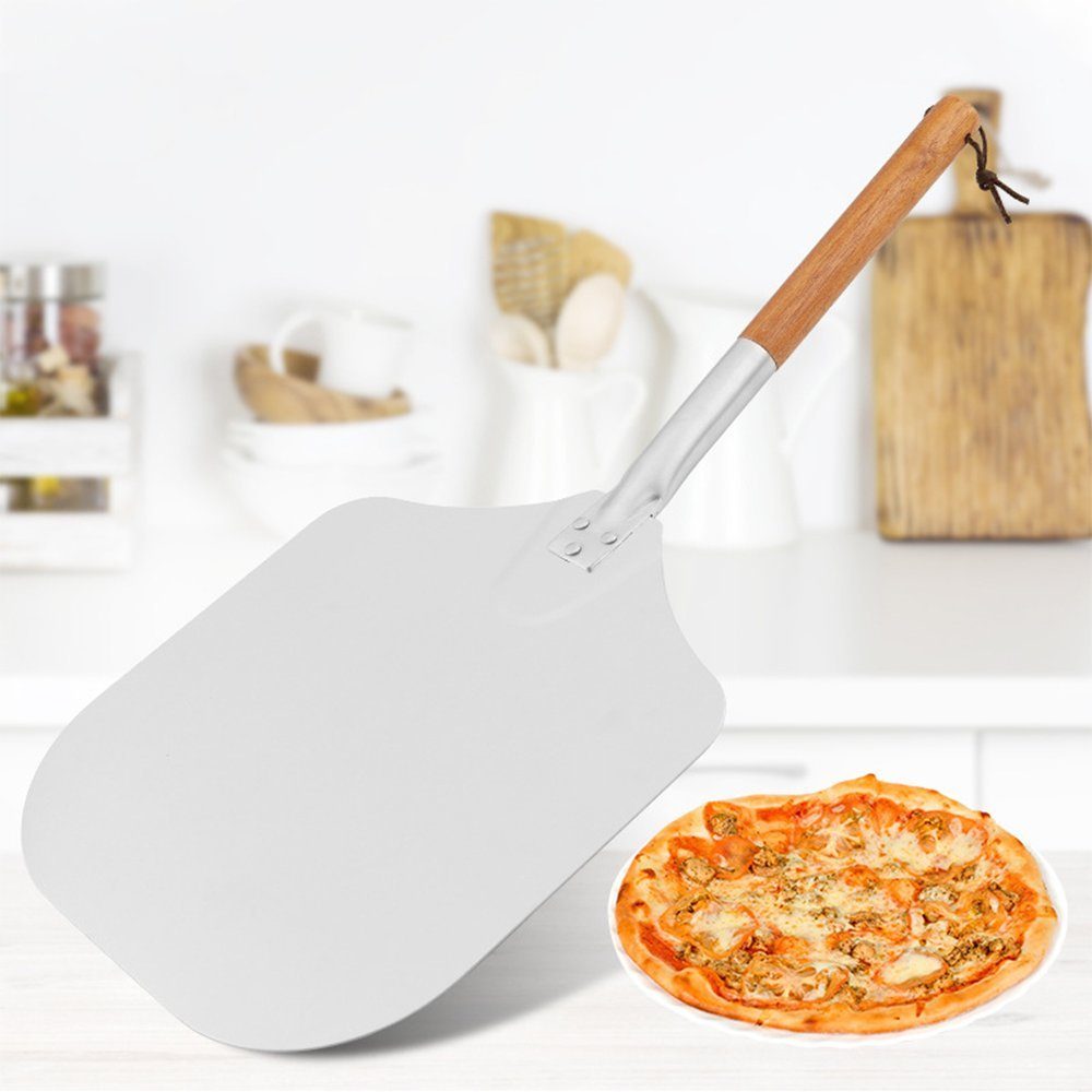 Zimtky Pizzaschneider Abnehmbarer Griff: Pizza- und Kuchen Übertragung Schaufel