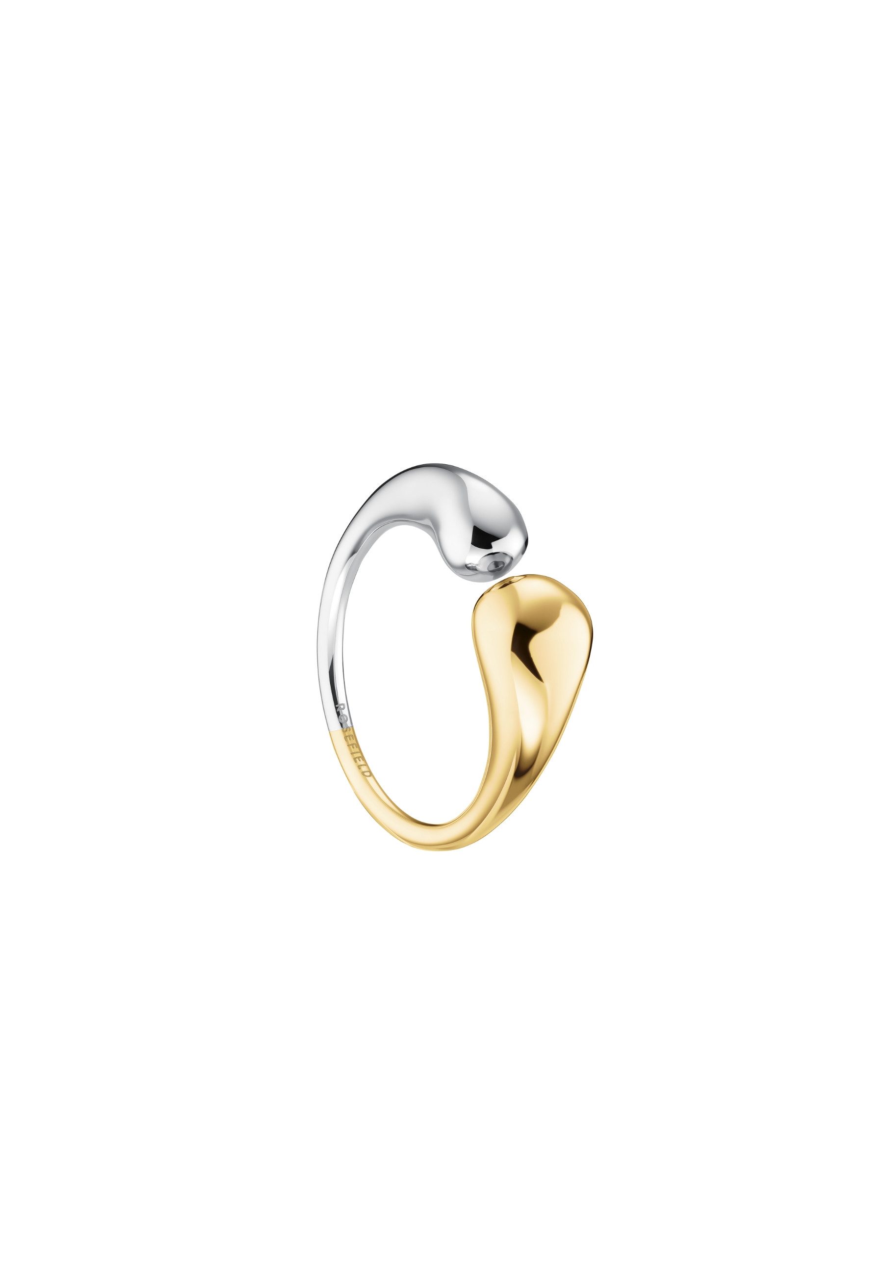 ROSEFIELD Fingerring ROSEFIELD Dome Ring für Damen Größe 54 Zweifarbig