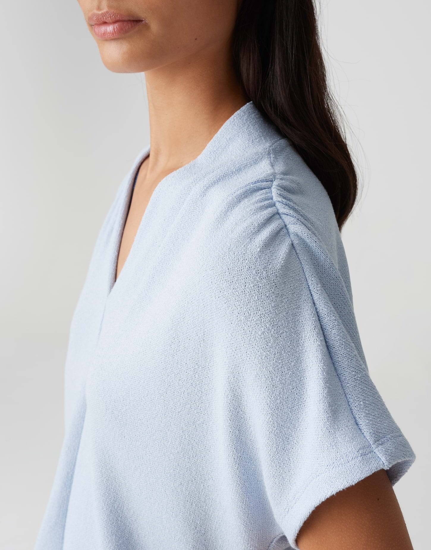 OPUS Shirttop SOFRANKA Regular mit drapierter Schulter