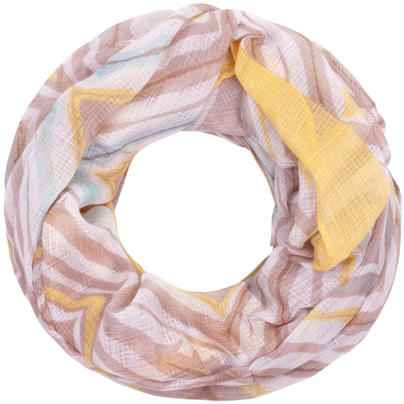 Faera Loop, Damen Schal gemustert weicher günstig online kaufen
