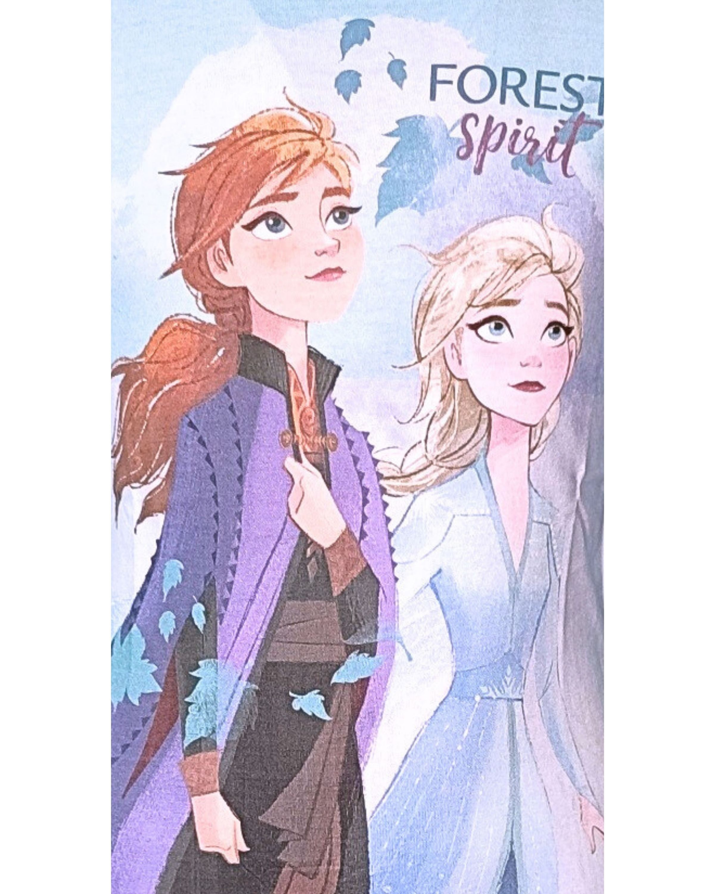 Disney Frozen Langarmshirt Elsa & Anna - Forest Spirit Mädchen Shirt aus Baumwolle Gr. 92-128 cm