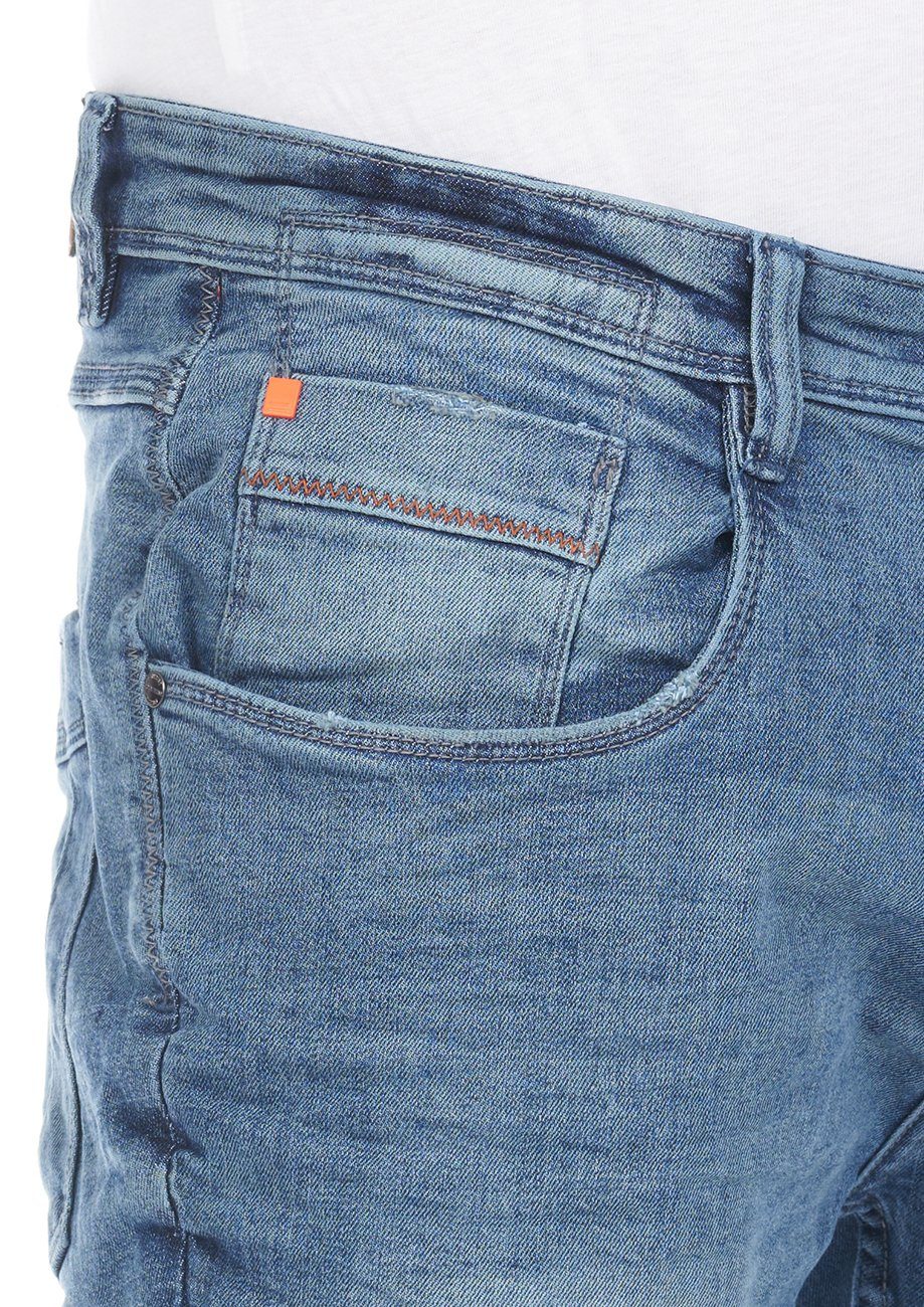 riverso Slim-fit-Jeans Herren Jeanshose RIVCaspar Slim Fit Denim Hose mit Stretch – Bild 4 von 5
