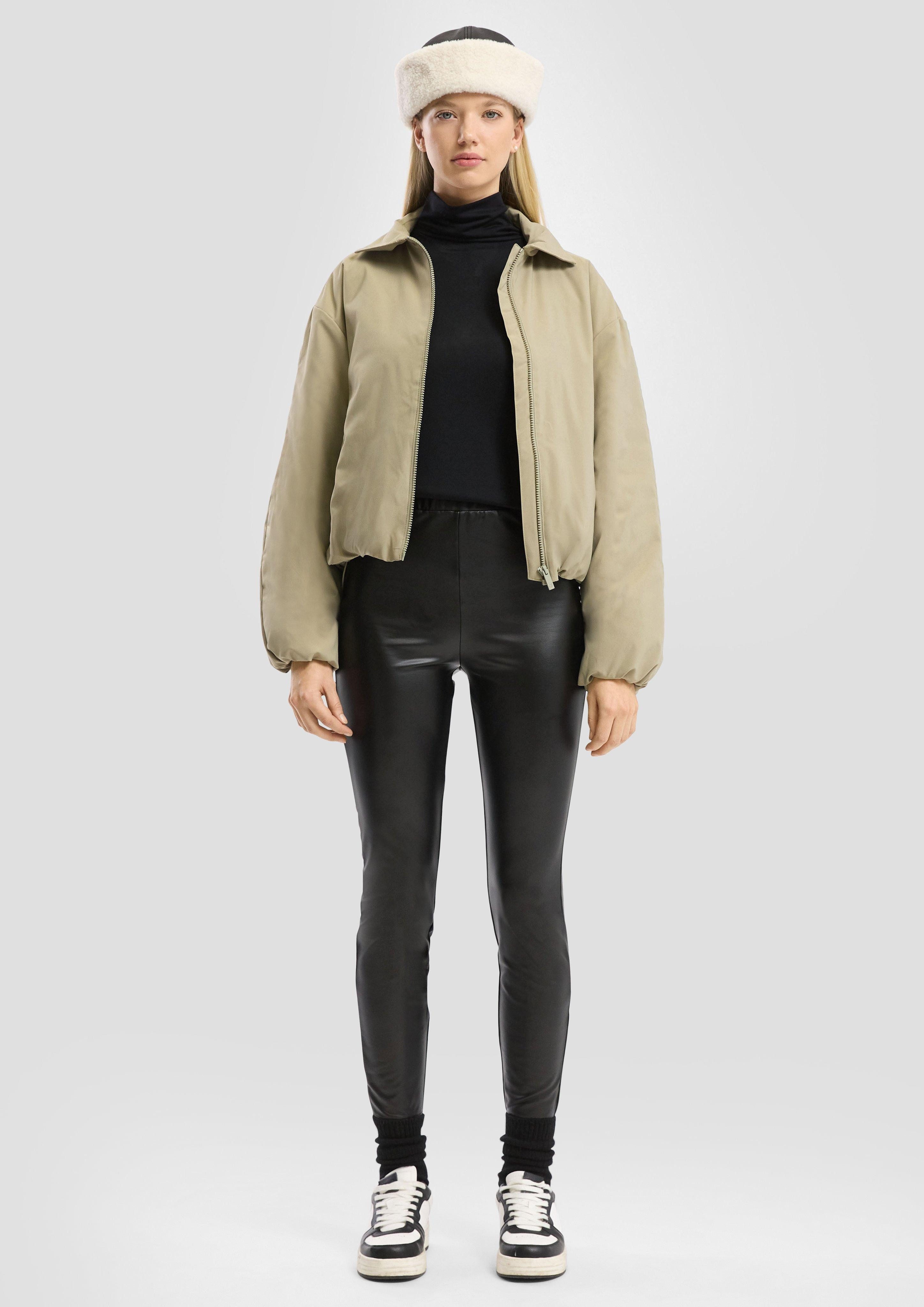 QS Leggings Leggings in Leder-Optik günstig online kaufen