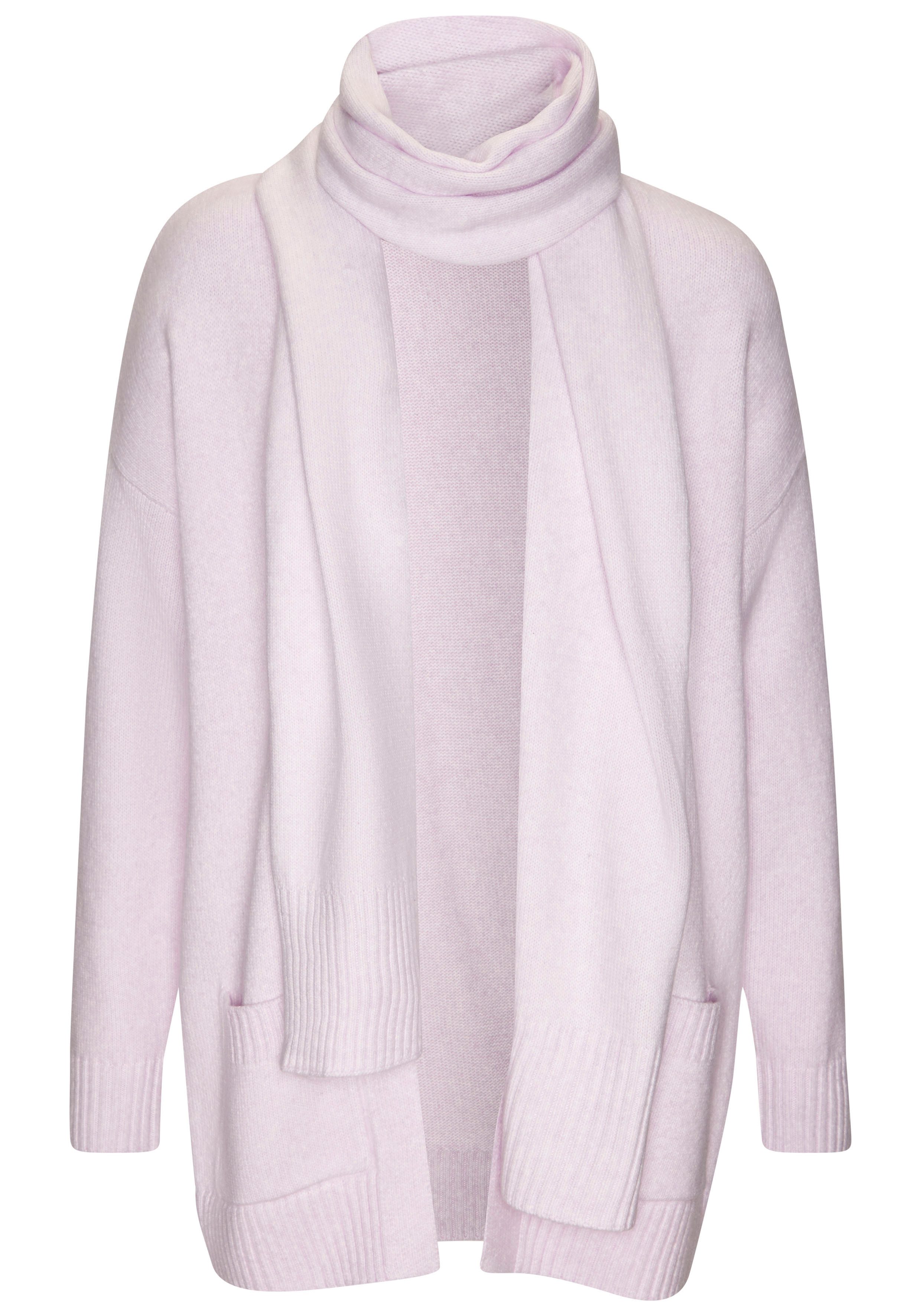 Vivance Strickjacke (Set, mit Schal) aus kuscheliger Strickqualität, Cardig günstig online kaufen