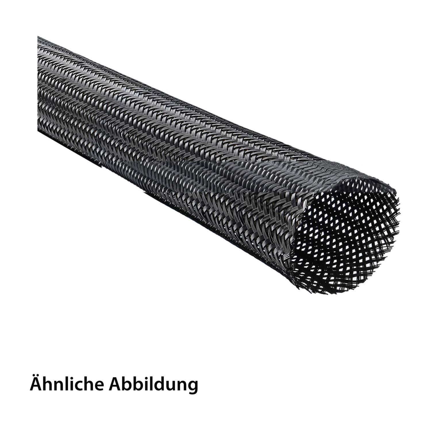 Flexa Geflechtschlauch Titel:HG-PET022 schwarz Hohlgeflechtschlauch PET-Monofile - Einsatzbe