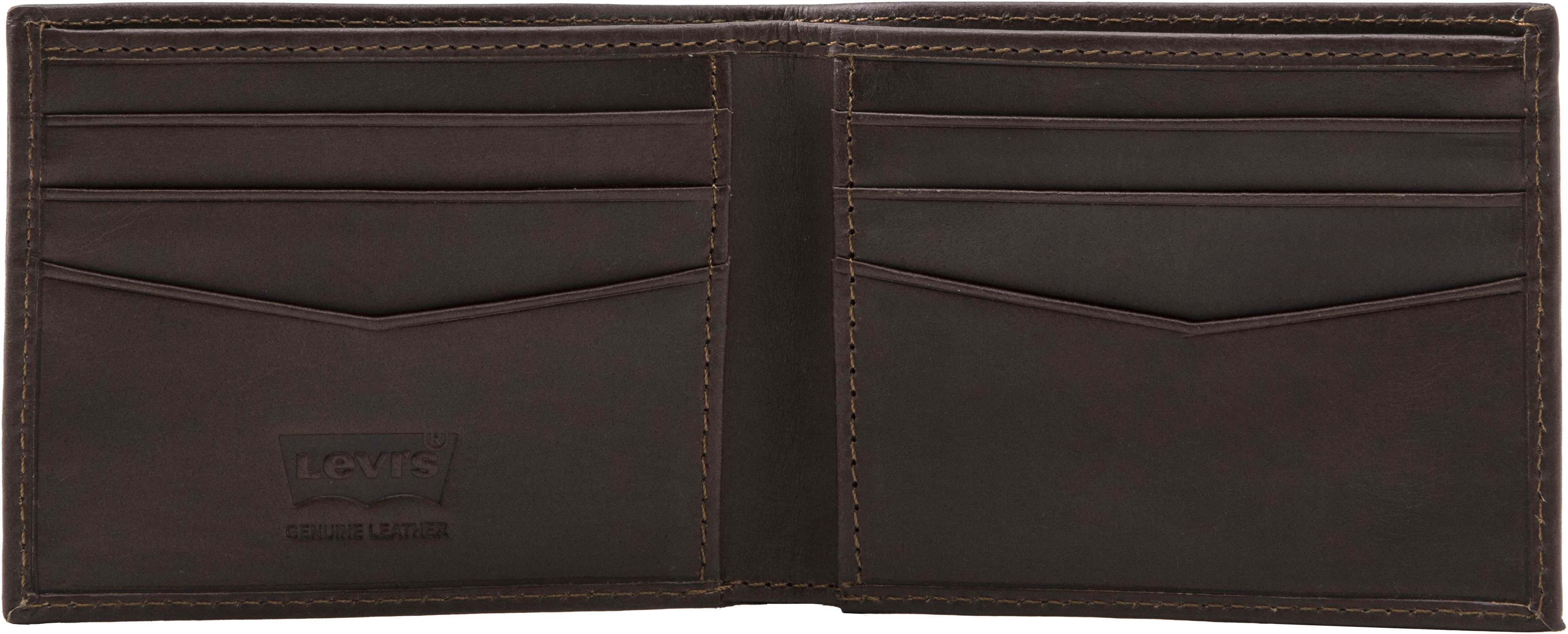Levi's® Geldbörse LEVI'S® CASUAL CLASSICS HUNTE COIN BIFOLD - BATWIN, im praktischem Format Geldbeutel Portemonnaie Herrenbörse Leder
