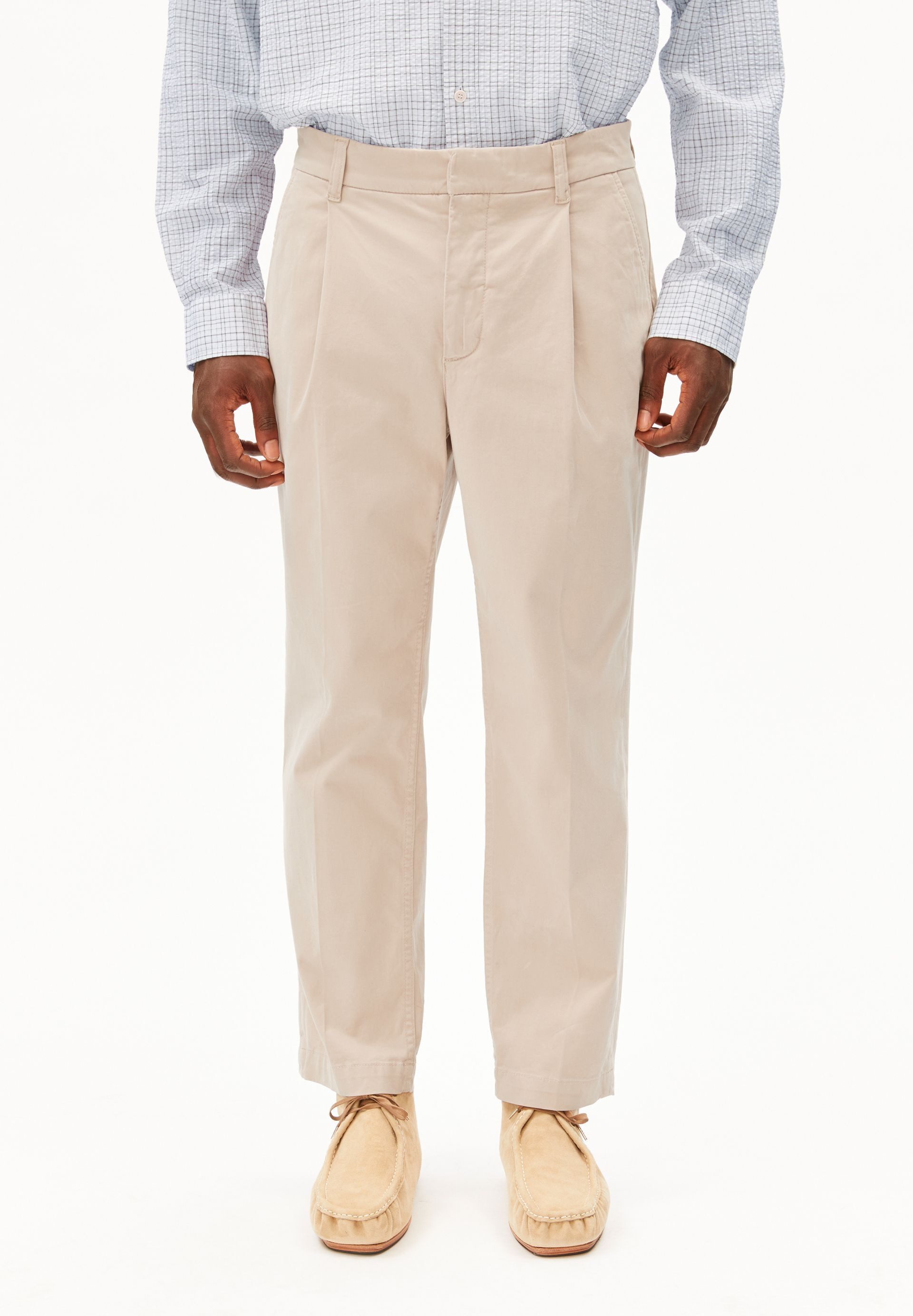 Armedangels Stoffhose TAAMIR PLEATED Chinohose aus Bio-Baumwolle (Regular Fit)