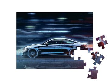 puzzleYOU Puzzle Futuristisches Konzept: Ein Sportwagen, 48 Puzzleteile, puzzleYOU-Kollektionen Autos