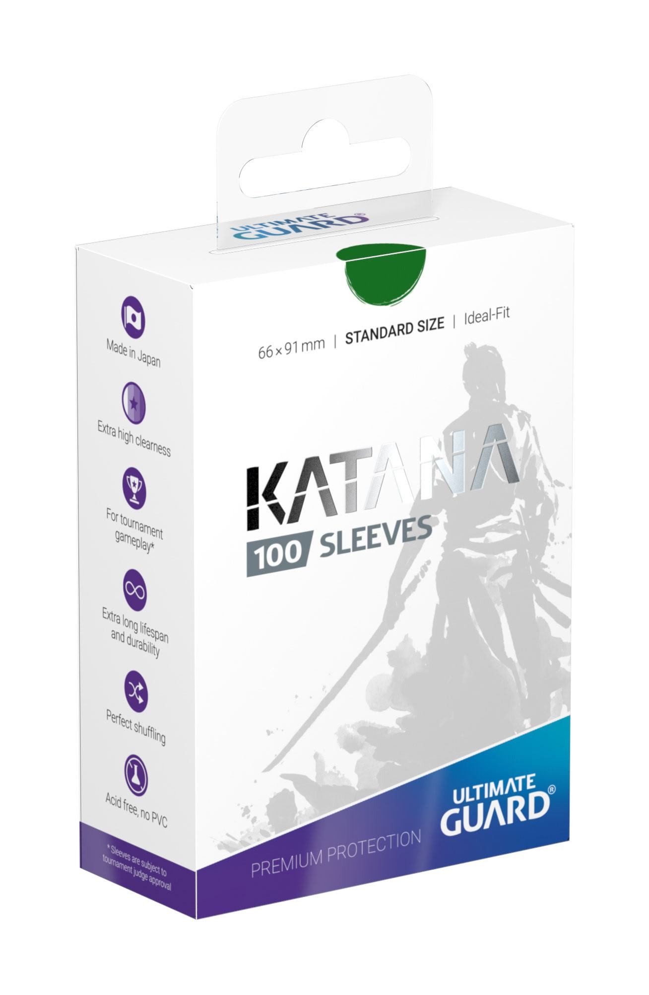 Sammelkarte Ultimate Guard Kartenhüllen Master Sleeves Grün (80)