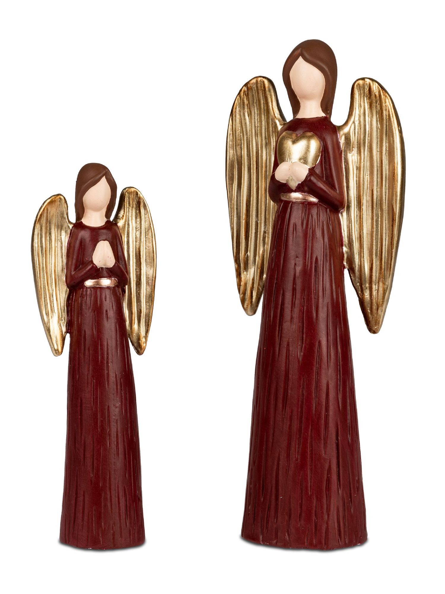 formano Dekofigur Winterzeit, Farbe: Rot, Motiv: Engel günstig online kaufen