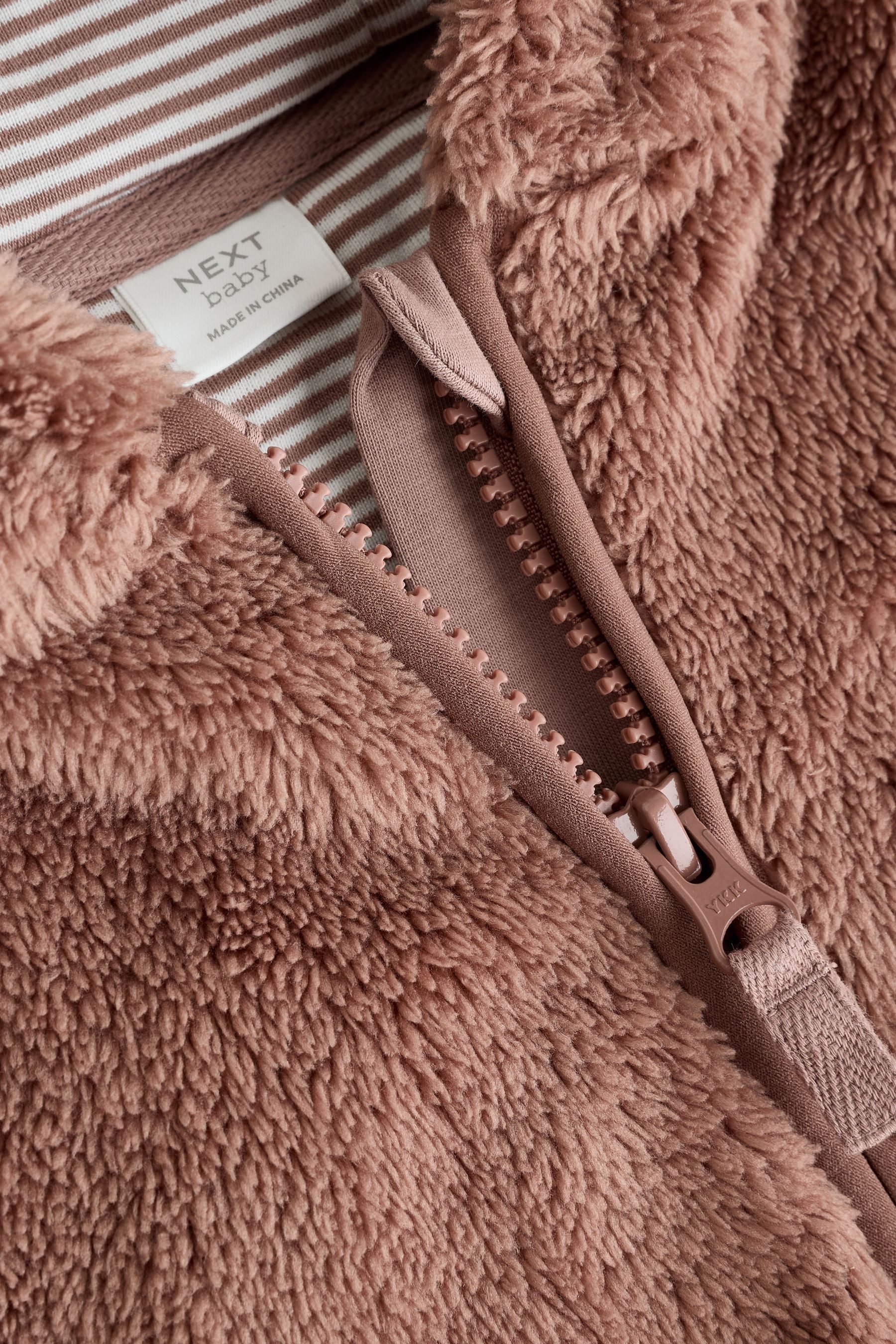 Next Fleecejacke Baby Kapuzenjacke aus Fleece, Hamish (1-St) – Bild 5 von 5
