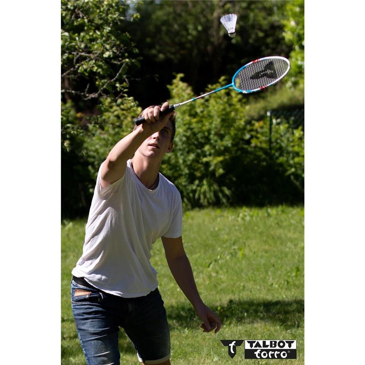 Badmintonschläger 4-Fighter Set Talbot-Torro Badminton Premium