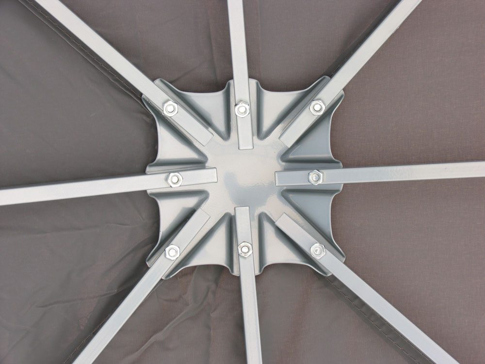 Quick Star Pavillon Rankpavillon 3x3m Anthrazit günstig online kaufen