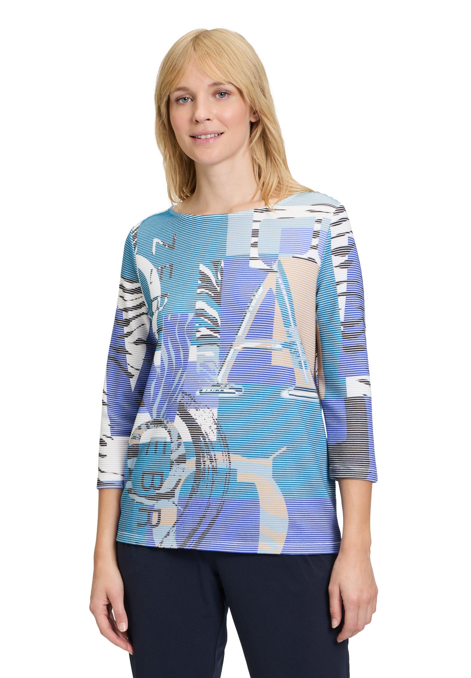 Sweatshirt Betty Barclay Sweatshirt mit Rippenstruktur