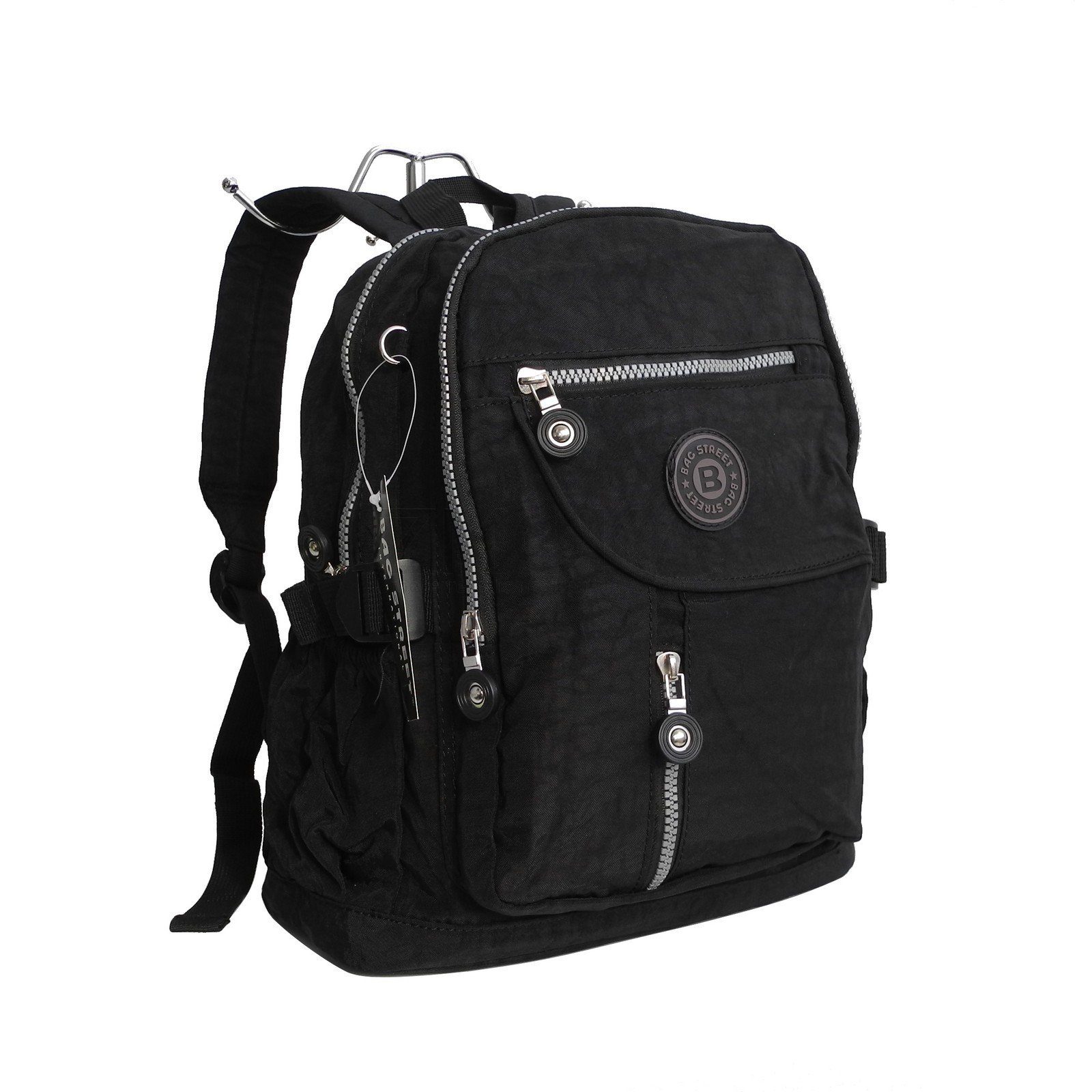 BAG STREET Rucksack Bag Street - Crinkle Uni Rucksack Fahrradrucksack Mehrzweckrucksack