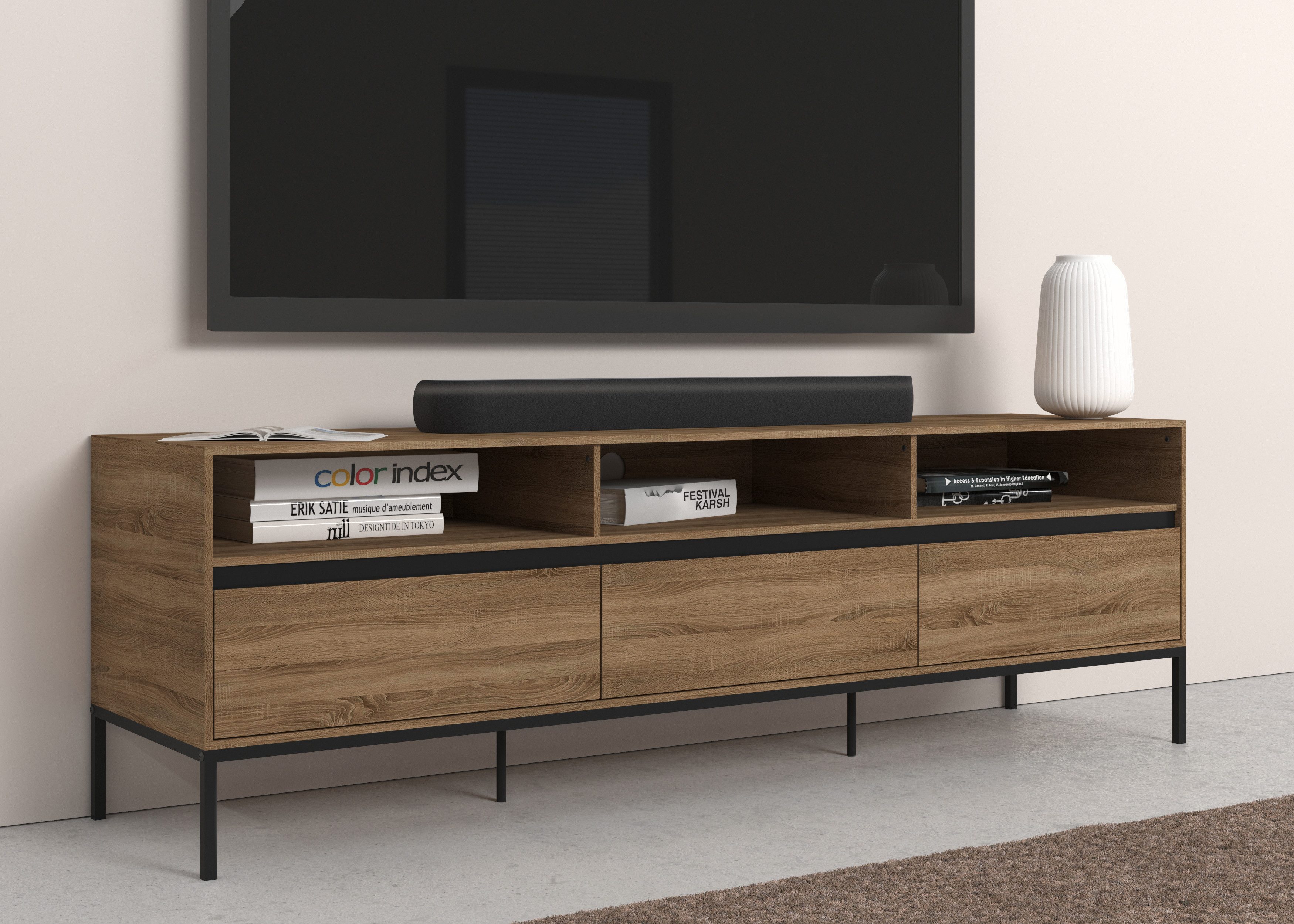 INOSIGN Lowboard Bari, Kommode mit 3 günstig online kaufen