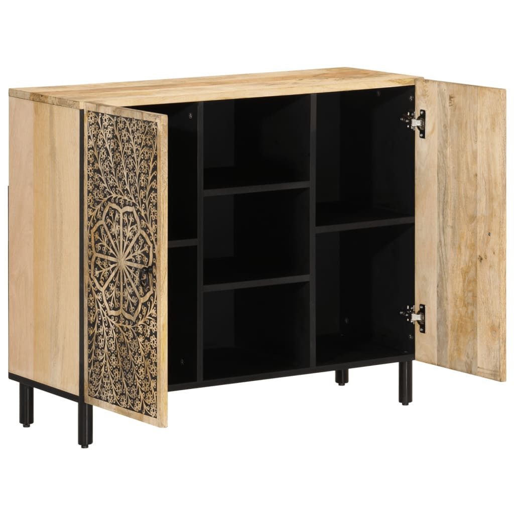 vidaXL Beistellschrank Beistellschrank 90x33x75 cm Massivholz günstig online kaufen