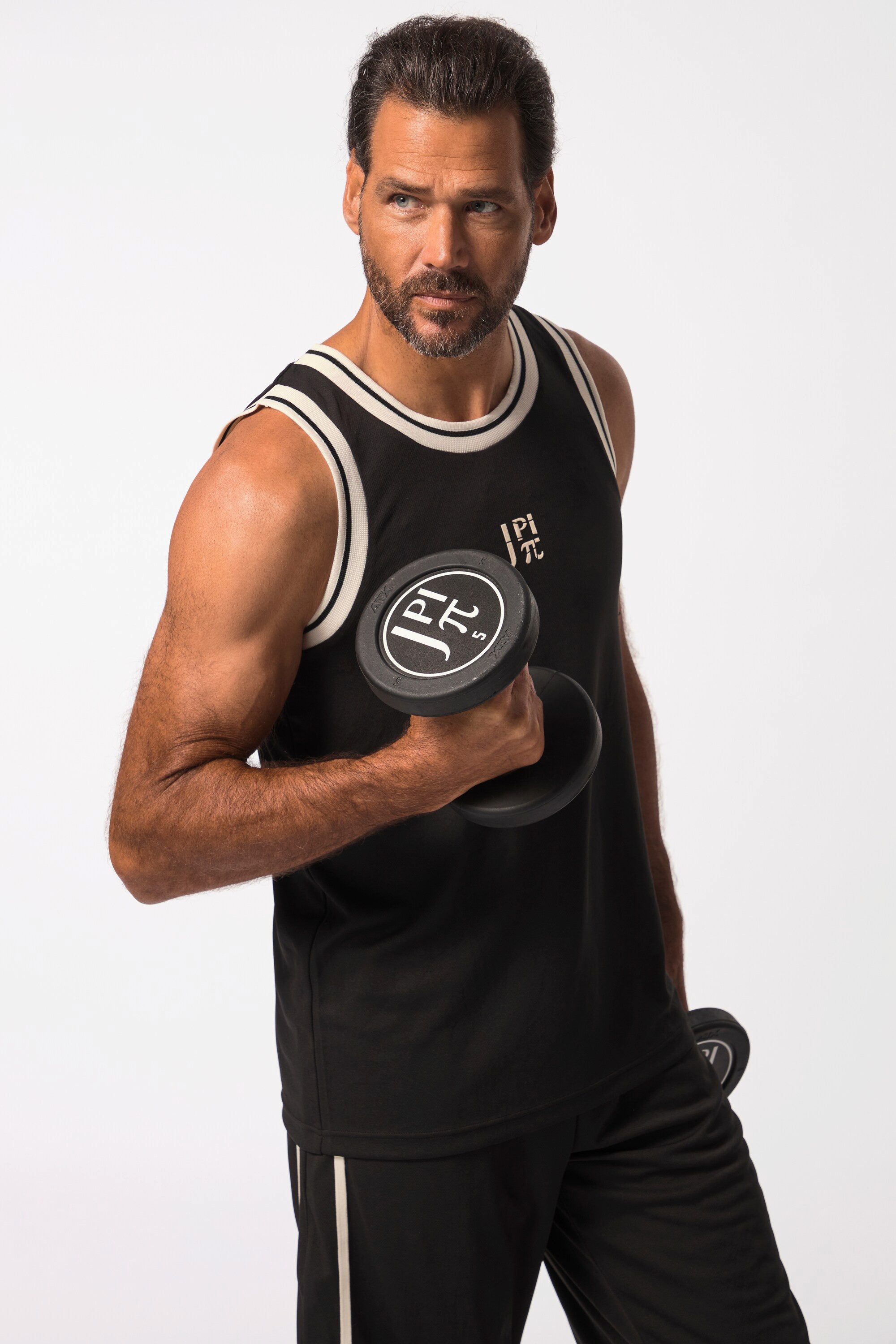JP1880 T-Shirt Tanktop Fitness Brust-Print atmungsaktiv QuickDry