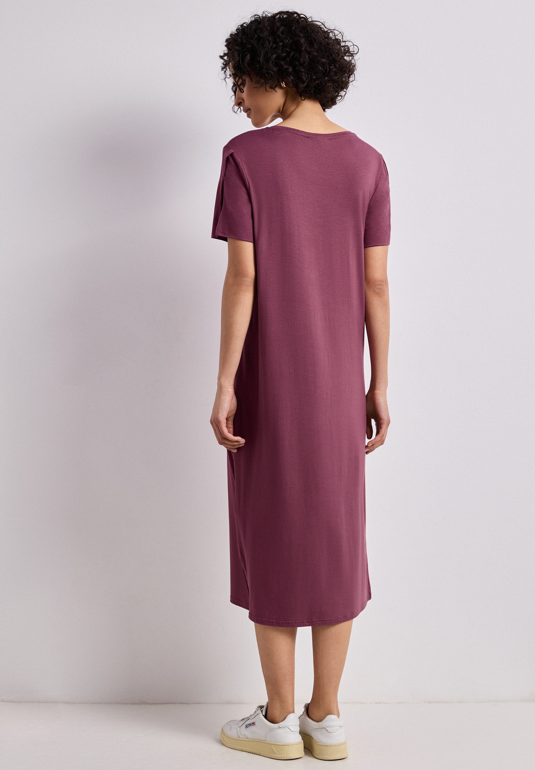 STREET ONE Midikleid in Unifarbe