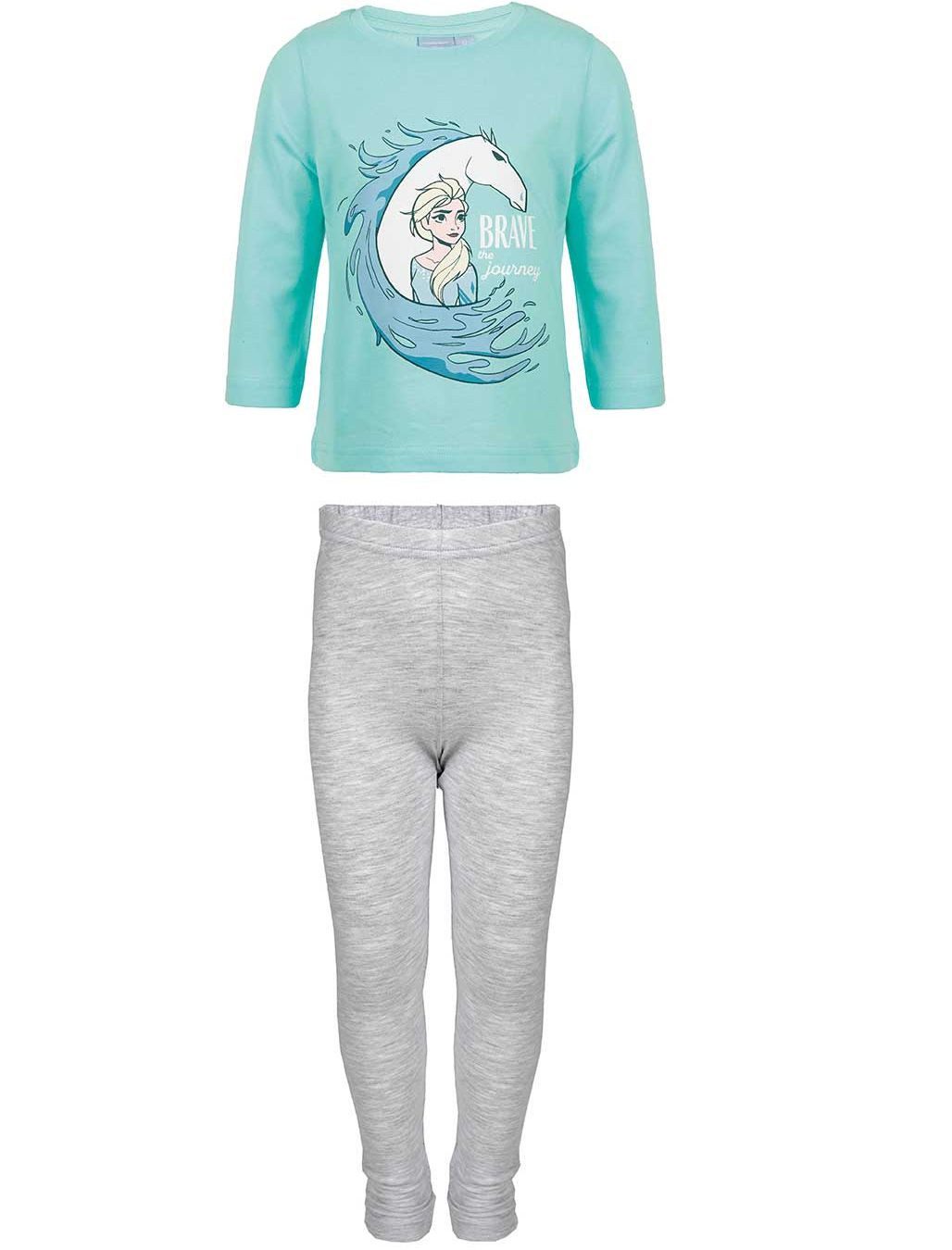 Disney Frozen Pyjama Frozen die Eiskönigin Lange Pyjama Mädchen Schlafanzug