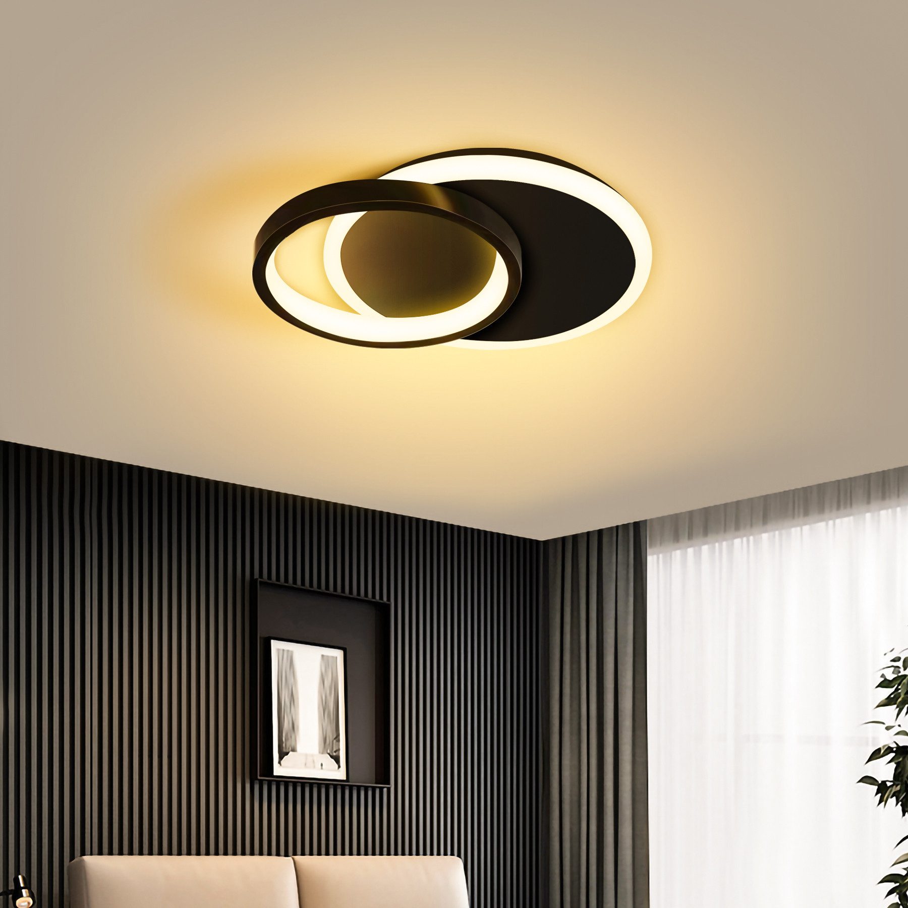 Senmudi Deckenleuchte LED Deckenlampe 24cm 15W günstig online kaufen