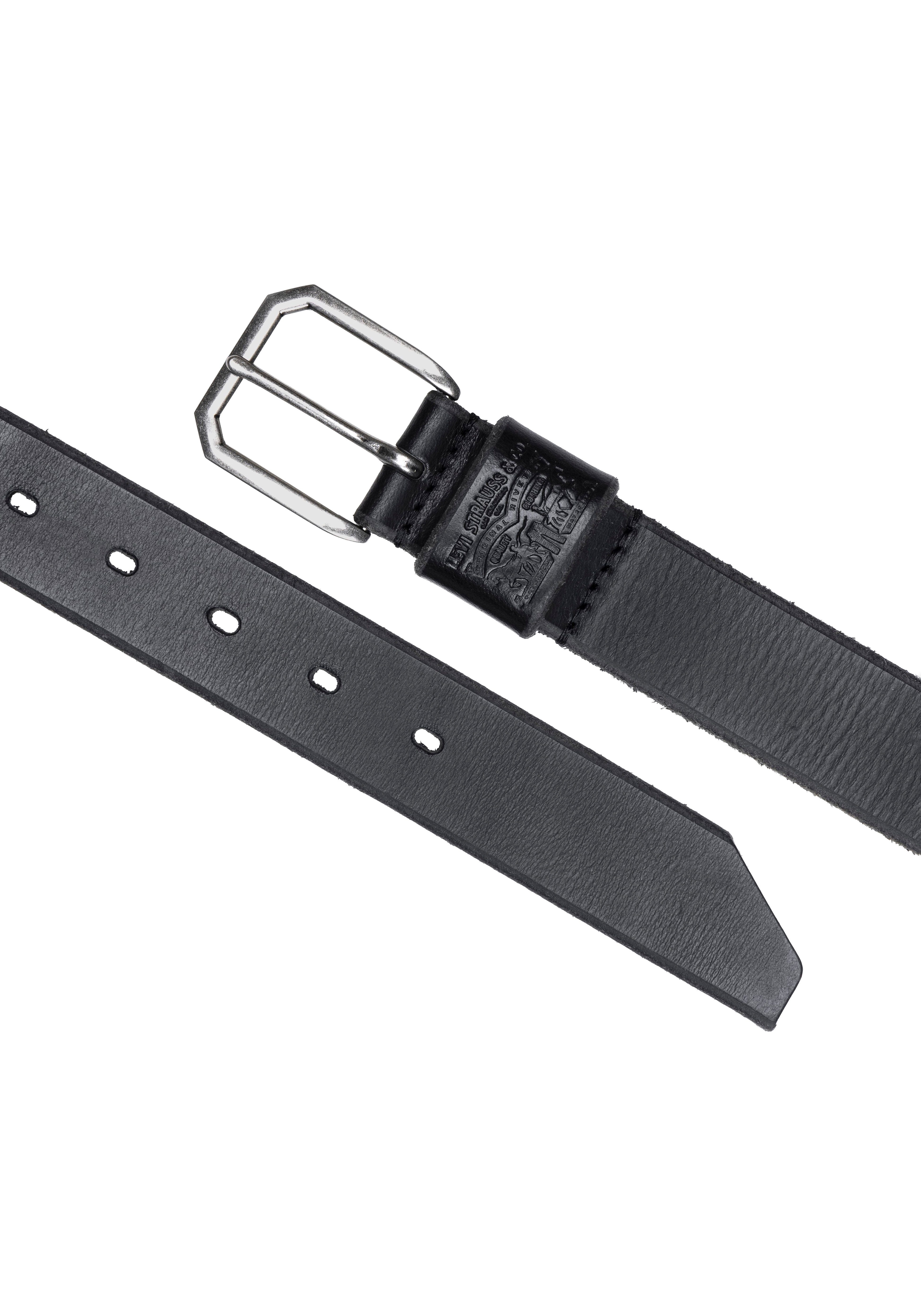 Levi's® Ledergürtel WIDE LOOP TWO HORSE BELT mit Logoprägung