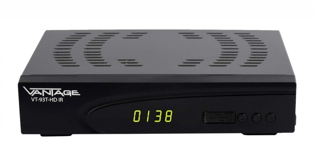 Vantage VT-93 ILT für Italien DVB-T2 HD Receiver (HDMI, USB, EPG, 12V)