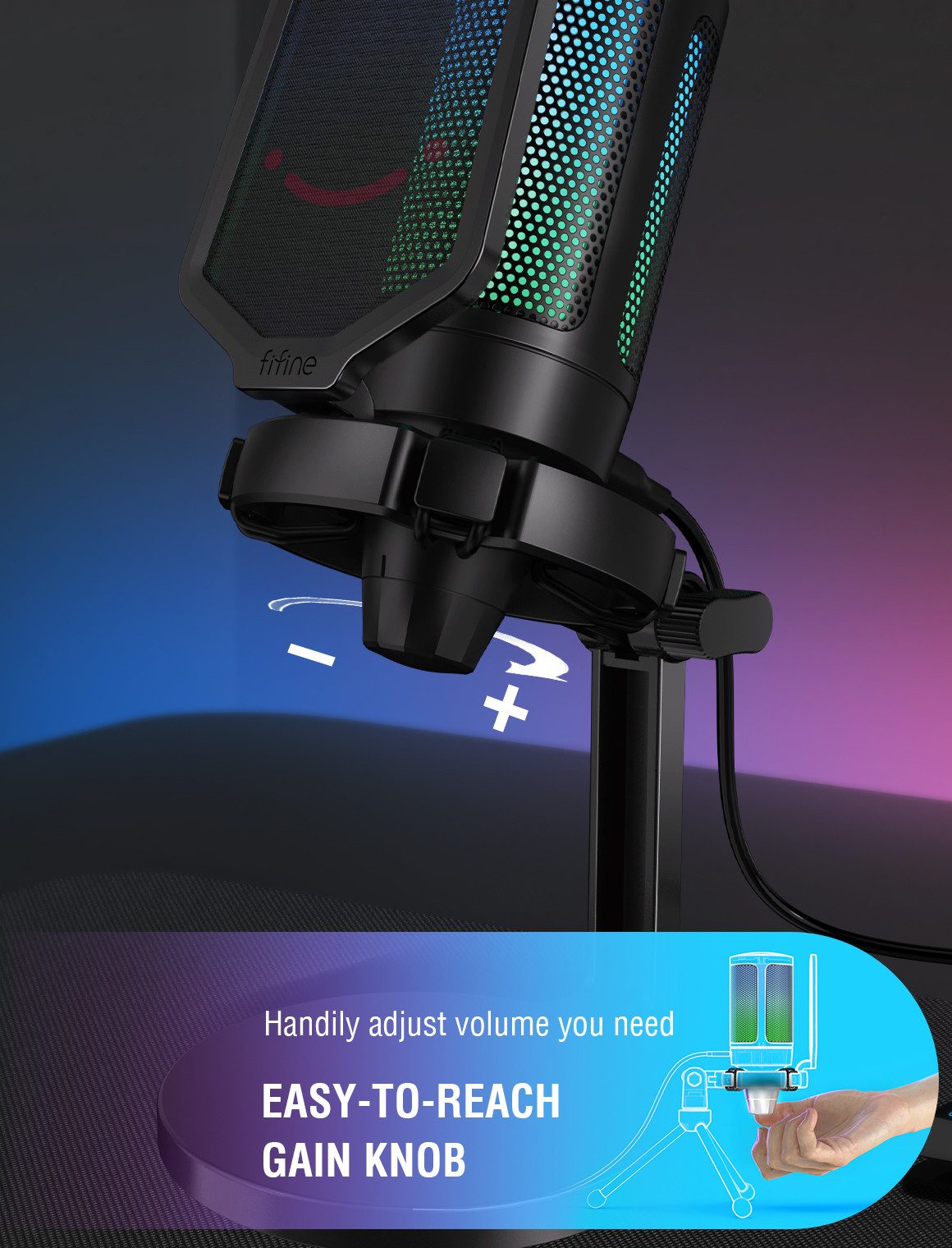 Leicke Streaming-Mikrofon Mikrofon A6 NEO -Gaming Mikrofon
