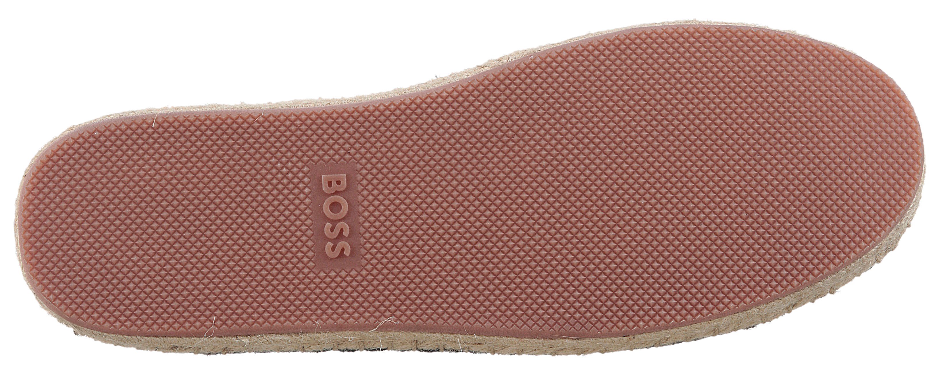 BOSS Madeira_Slon Espadrille Slipper, Schlupfschuh, Sommerschuh mit Juteinnensohle
