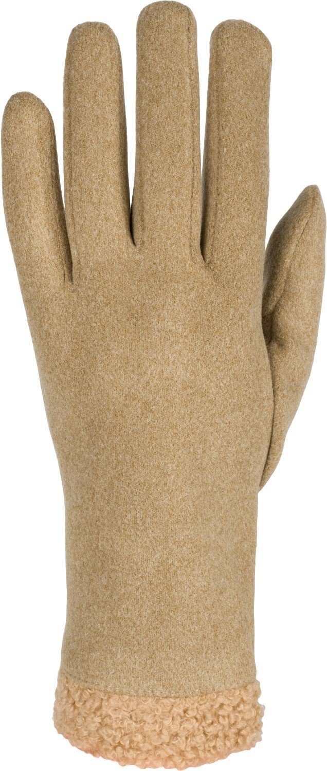 styleBREAKER Fleecehandschuhe Touchscreen Handschuhe Teddyfell (1-St) günstig online kaufen